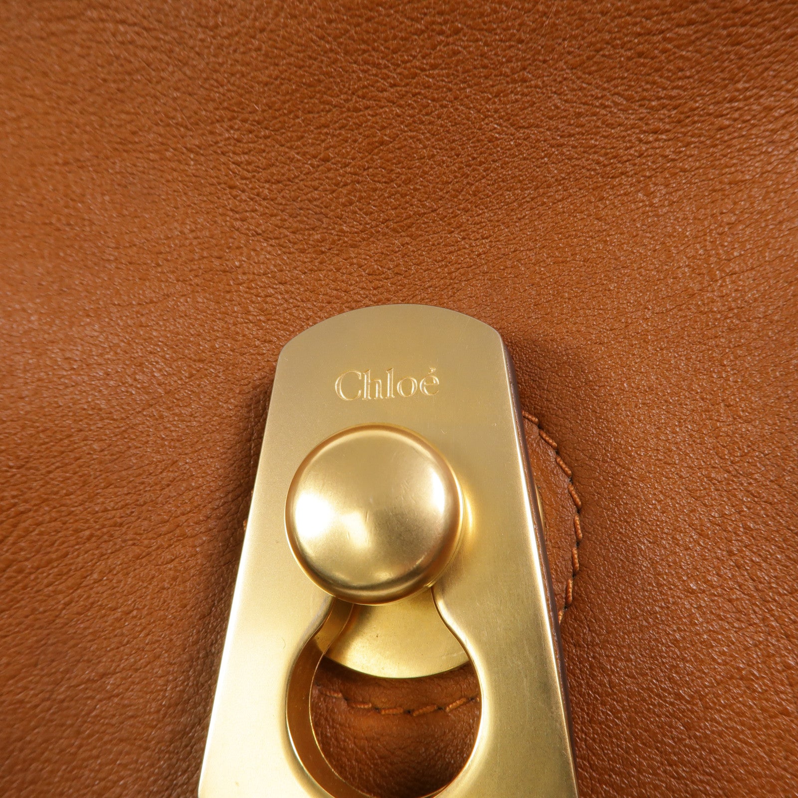 Chloe 牛皮皮革Owen Flap Bag Medium手挽肩背兩用袋