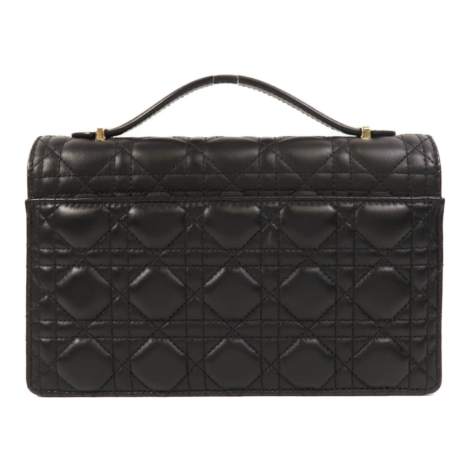 Dior 羊皮皮革My Dior Top Handle Bag金扣手挽肩背兩用袋