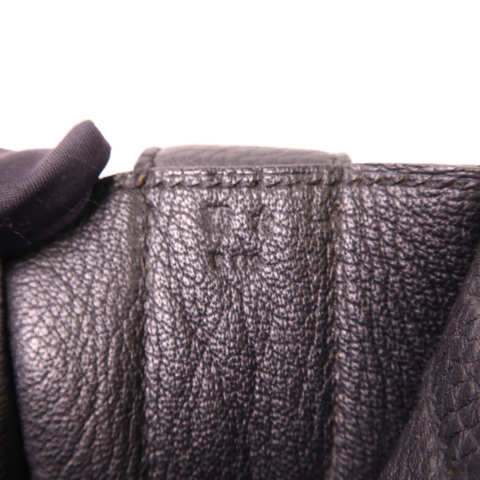 HERMES Clemence皮革Steve 27肩背袋89 Noir