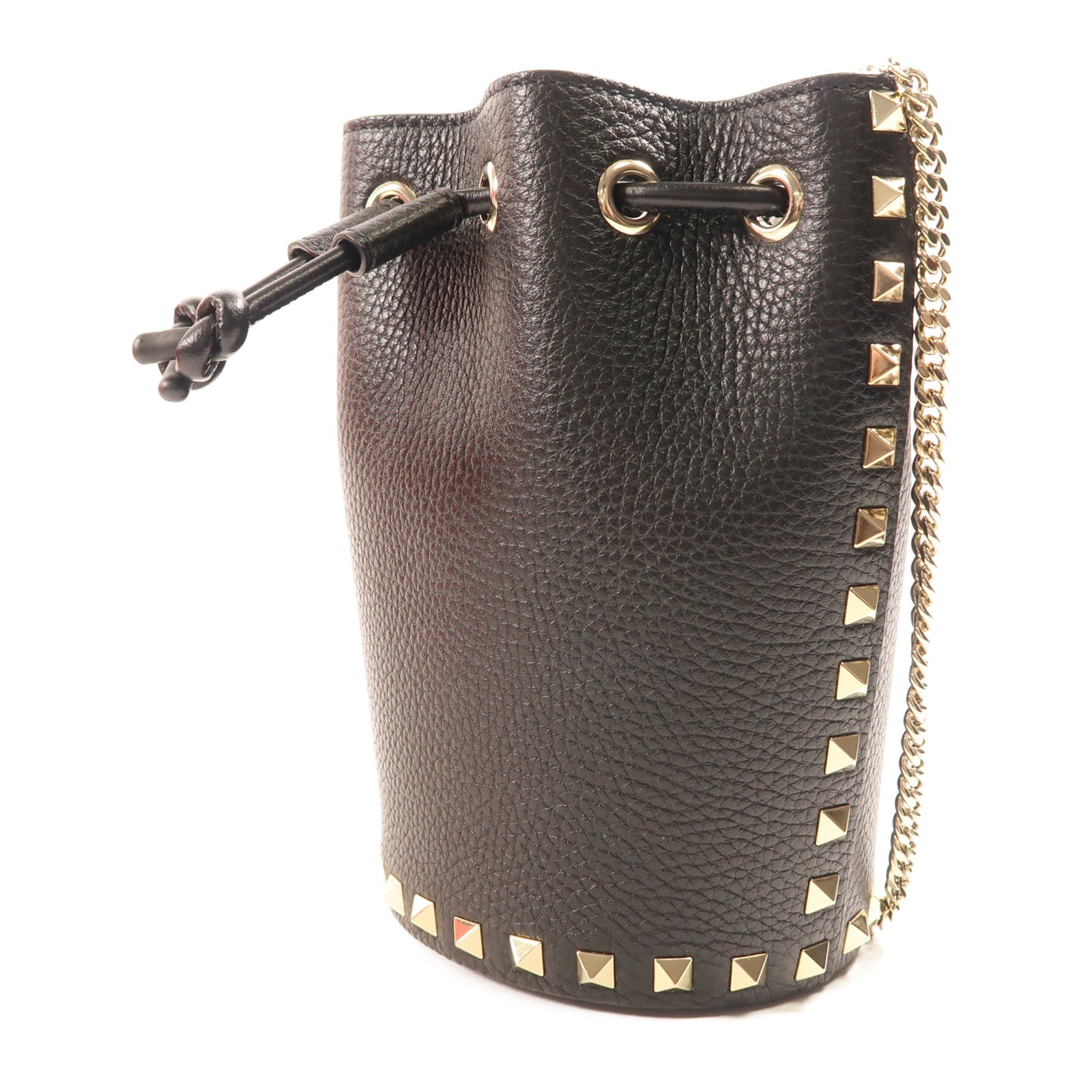 Valentino 牛皮皮革Chain Bucket Bag肩背袋
