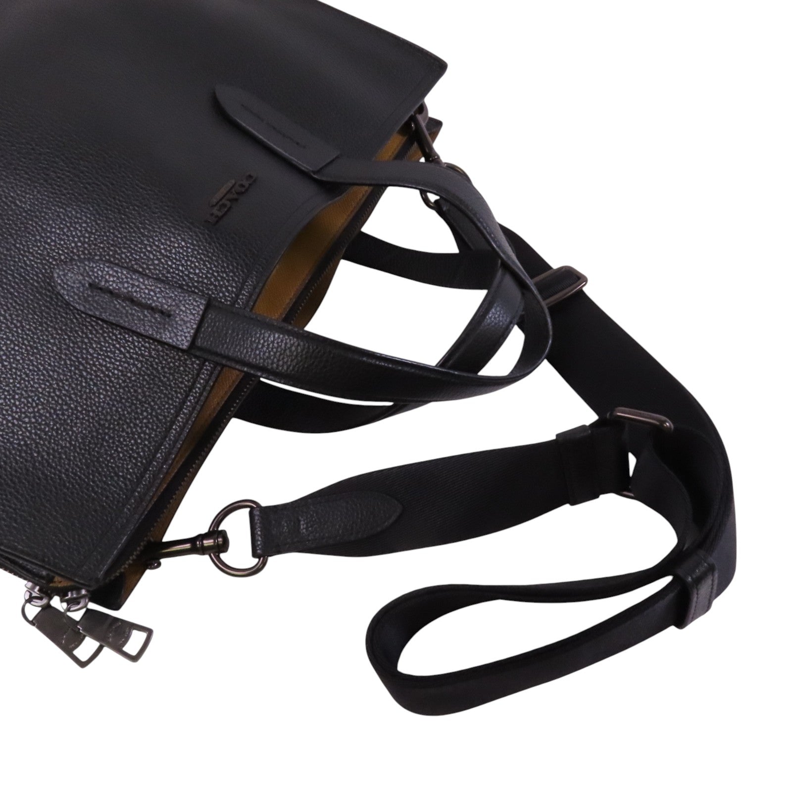 COACH 牛皮皮革2Way Shoulder Bag手挽肩背兩用袋