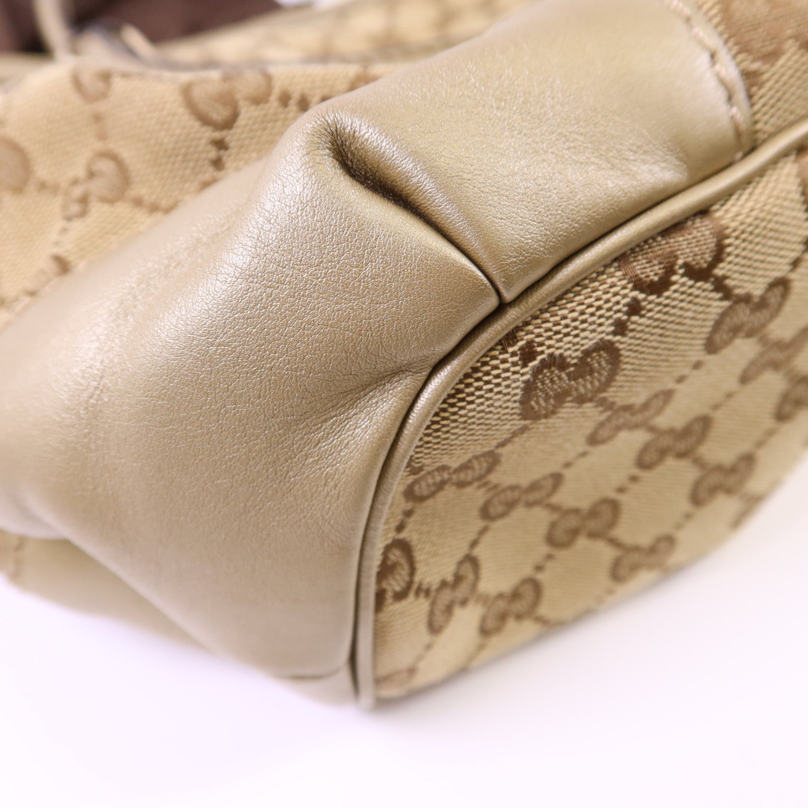 GUCCI 帆布2 Way Shoulder Bag金扣手挽肩背兩用袋