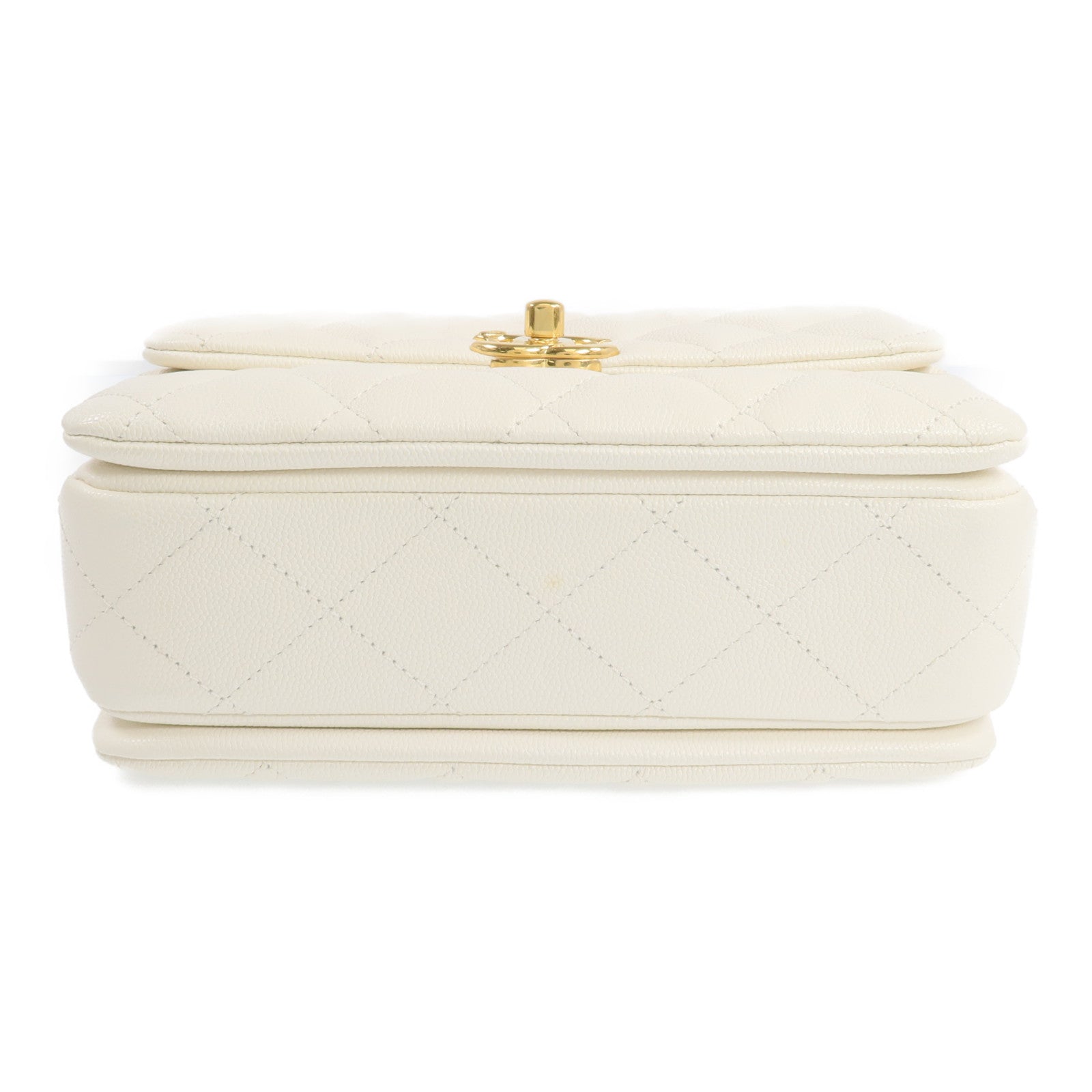 CHANEL 牛皮皮革Chain Shoulder Bag金扣鏈帶肩背袋