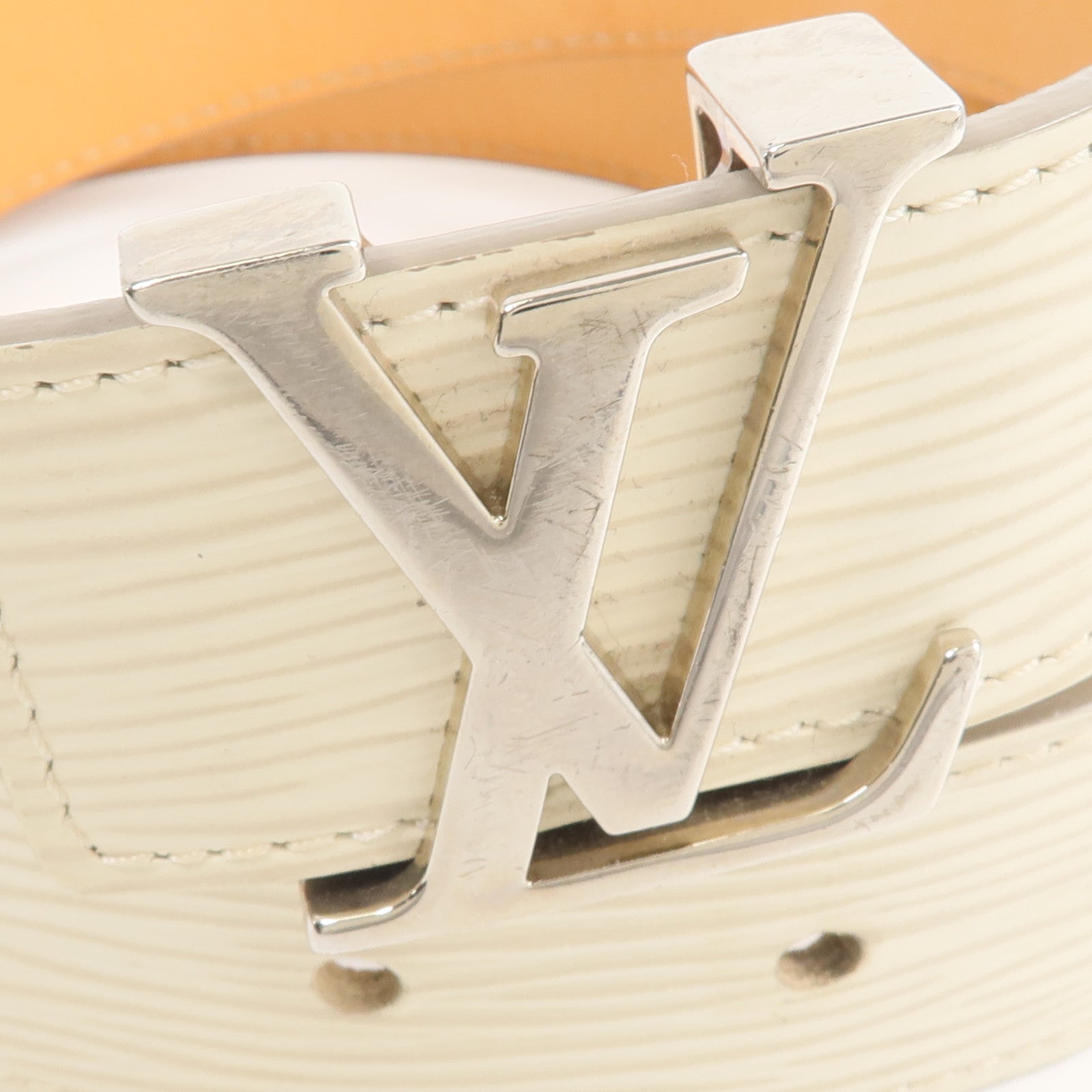 LOUIS VUITTON Epi Intiales Belt 80cm