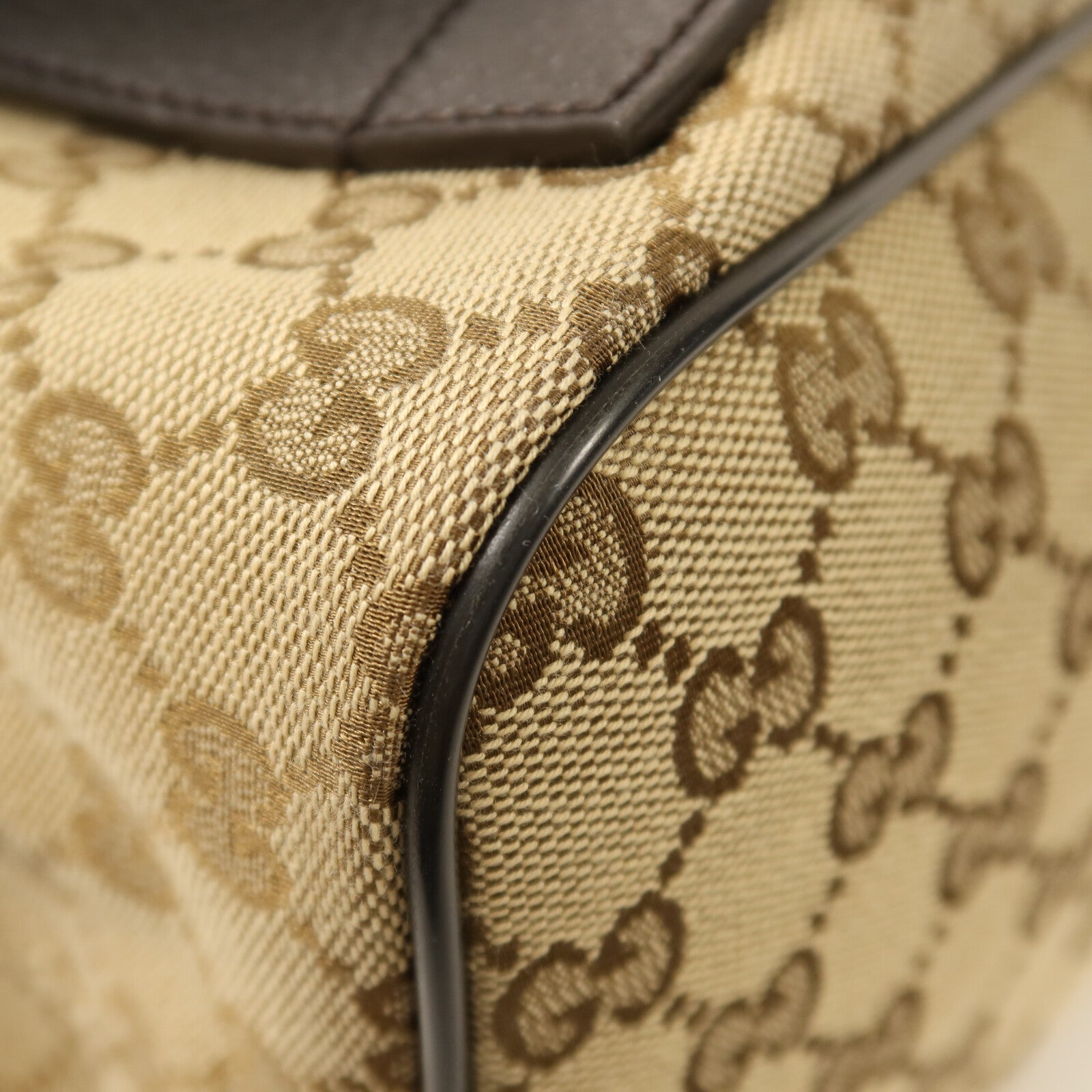 GUCCI 帆布Rucksack銀扣背包