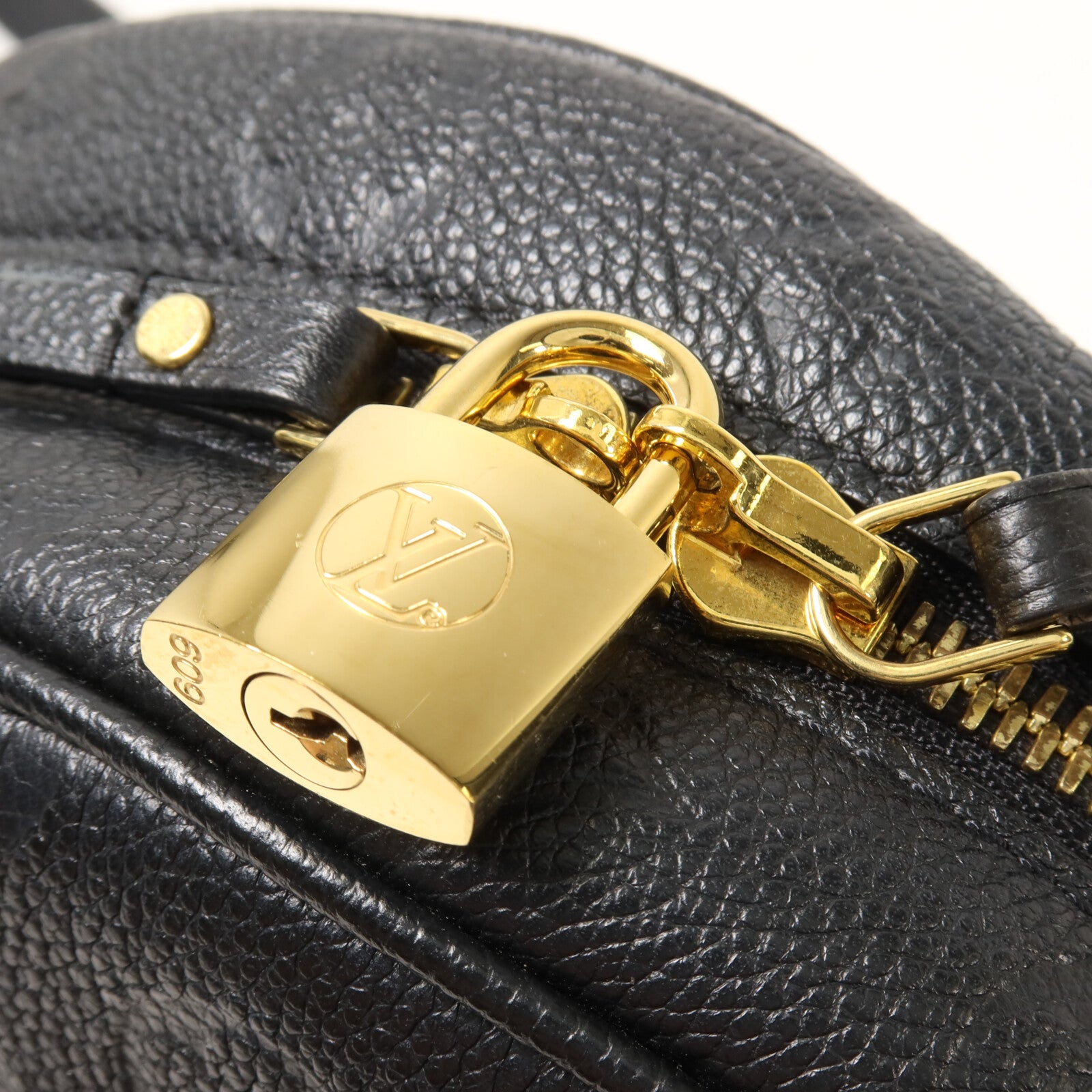 LOUIS VUITTON Monogram Empreinte Boite Chapeau Souple MM肩背袋