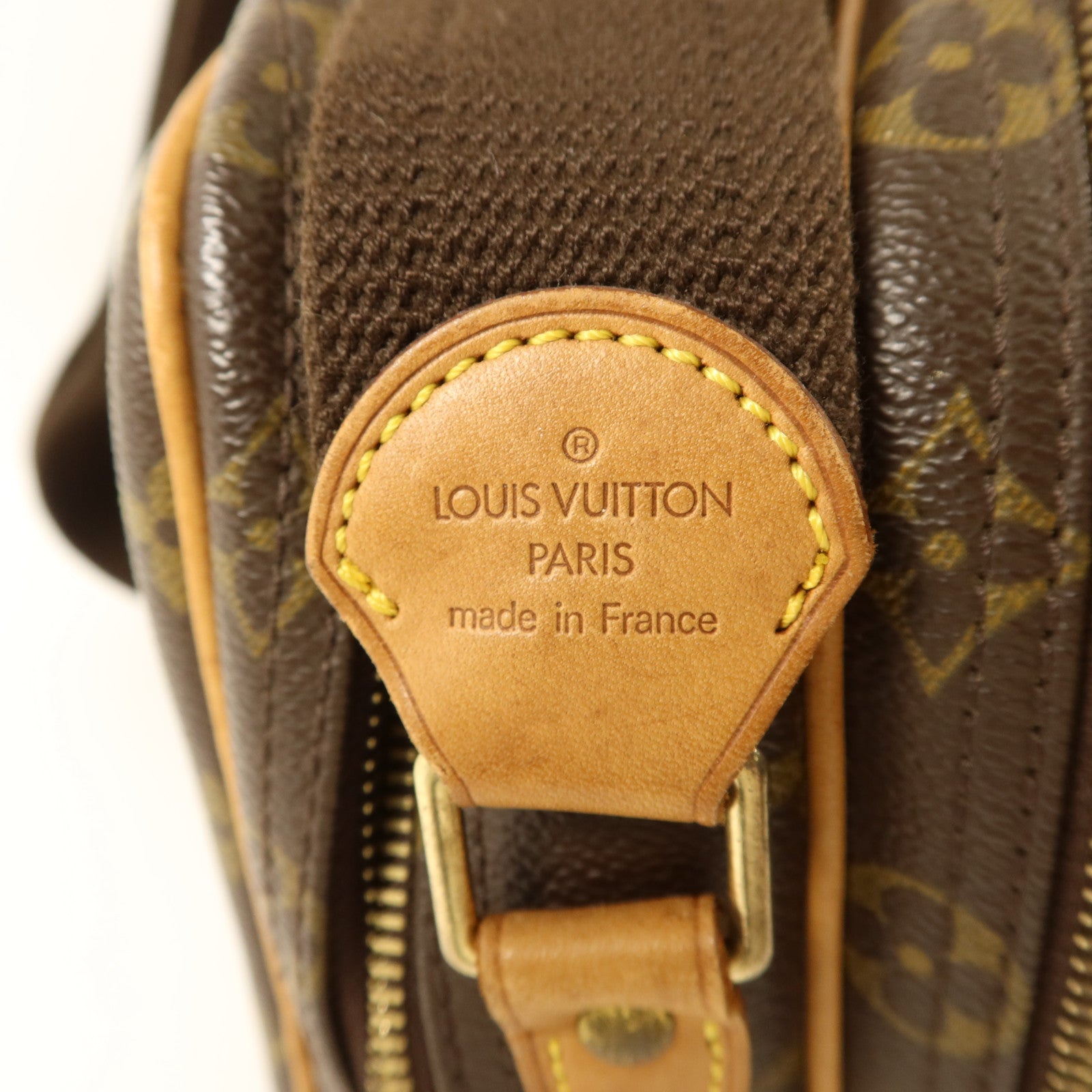 LOUIS VUITTON Monogram Reporter PM金扣肩背袋
