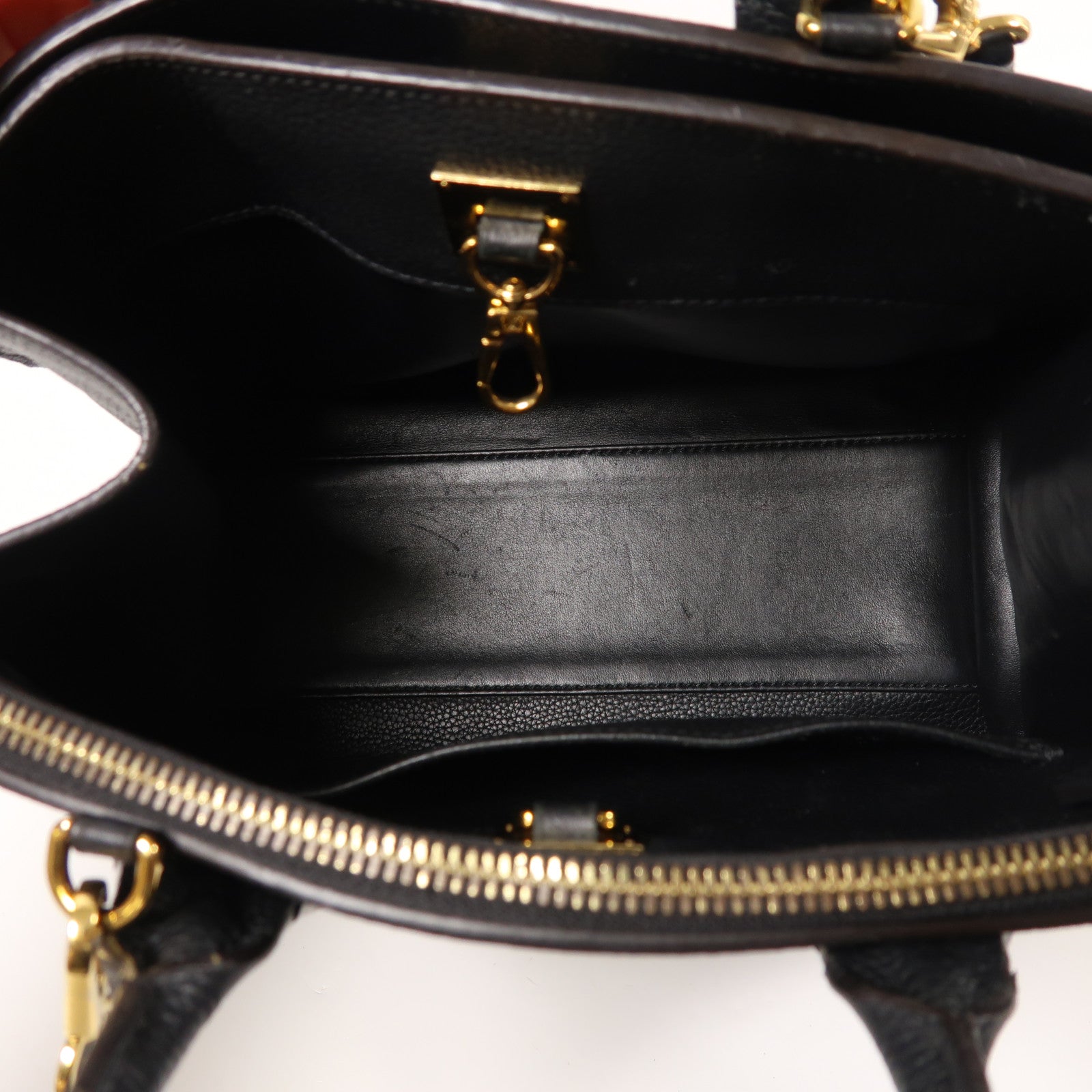 LOUIS VUITTON 牛皮皮革City Steamer PM金扣手挽肩背兩用袋