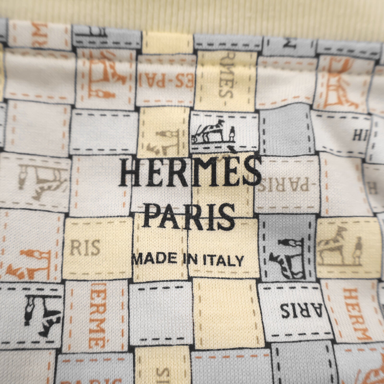 HERMES Bolduc au Carre Micro T-shirt上衣