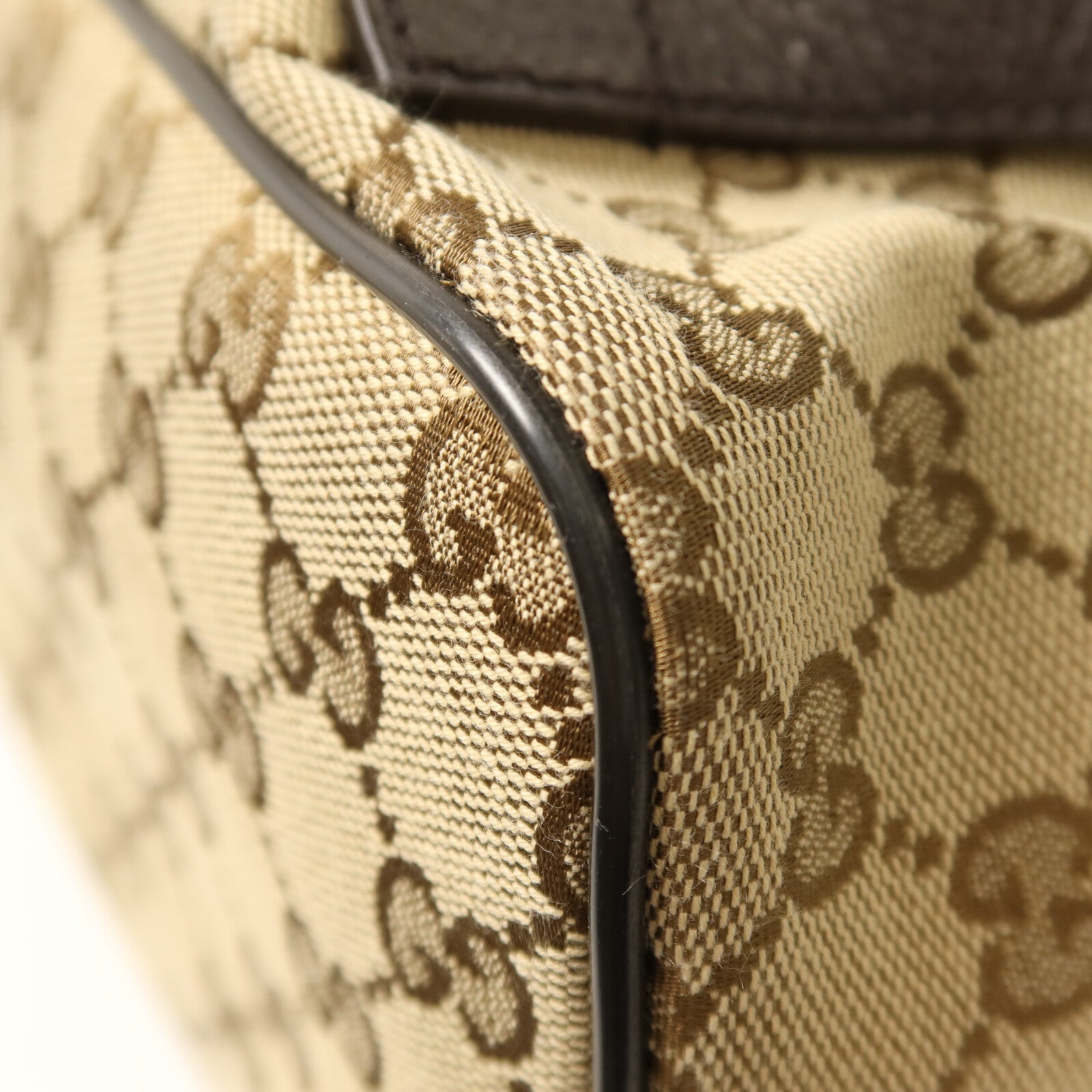 GUCCI 帆布Rucksack銀扣背包