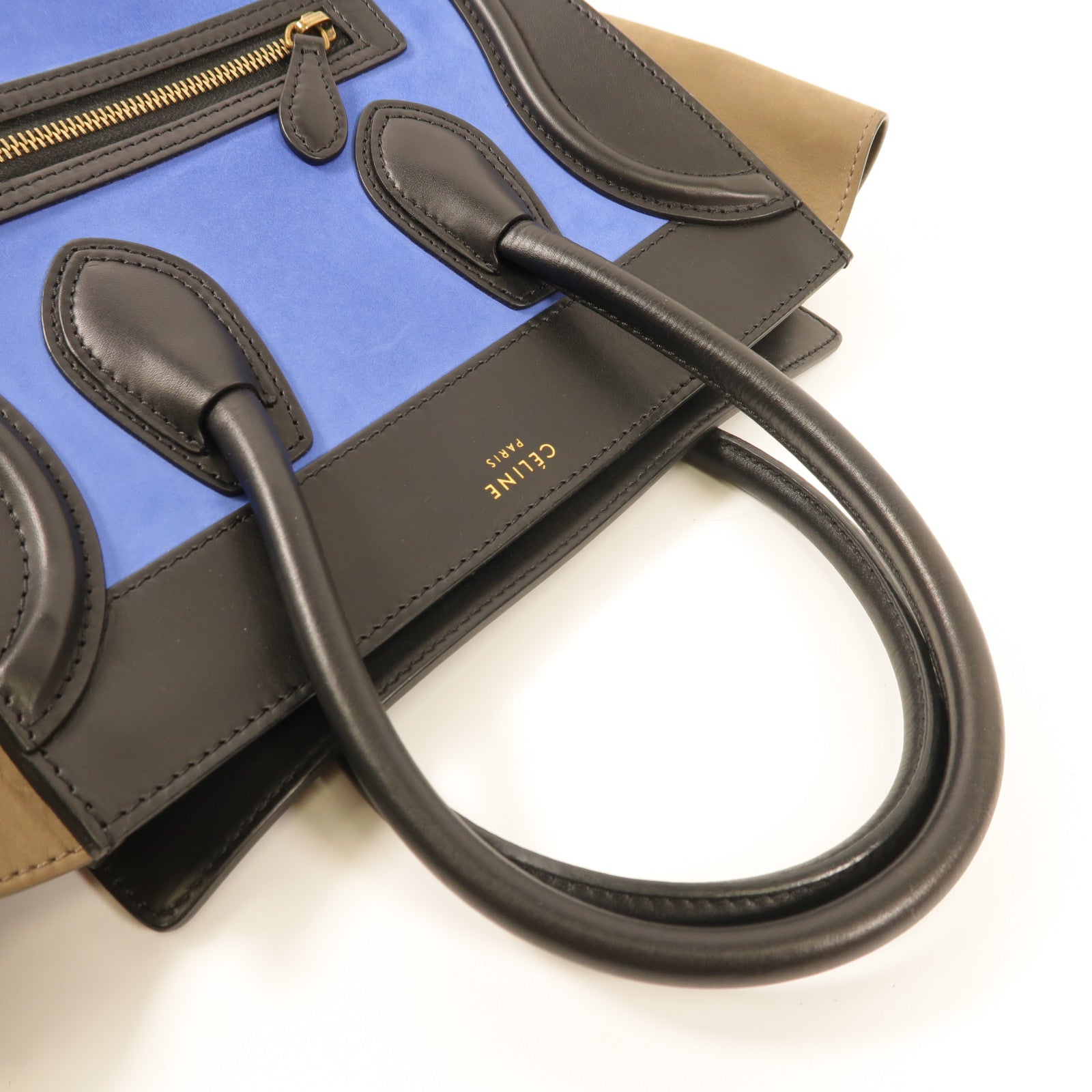 CELINE 【激減優惠】牛皮/麂皮皮革Mirco Luggage手挽袋