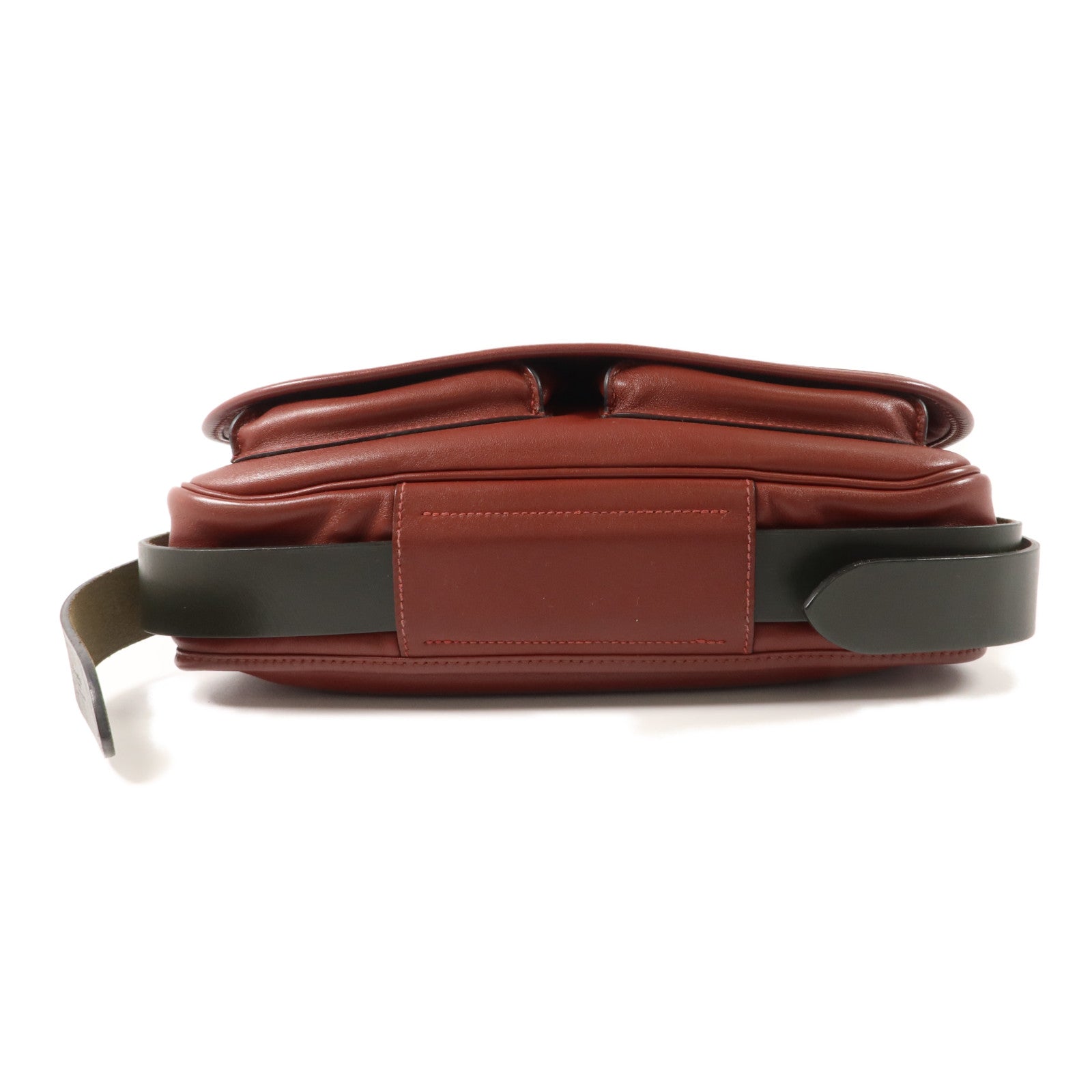 HERMES Swift皮革Barda 30肩背袋Noir