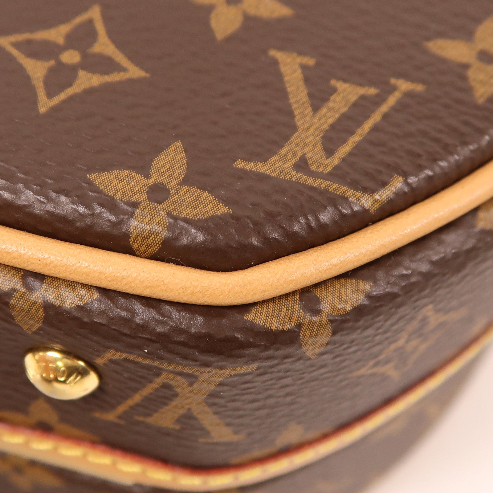 LOUIS VUITTON LV GHW Petite Boite Chapeau 2 Way Shoulder Bag Monogram M43514