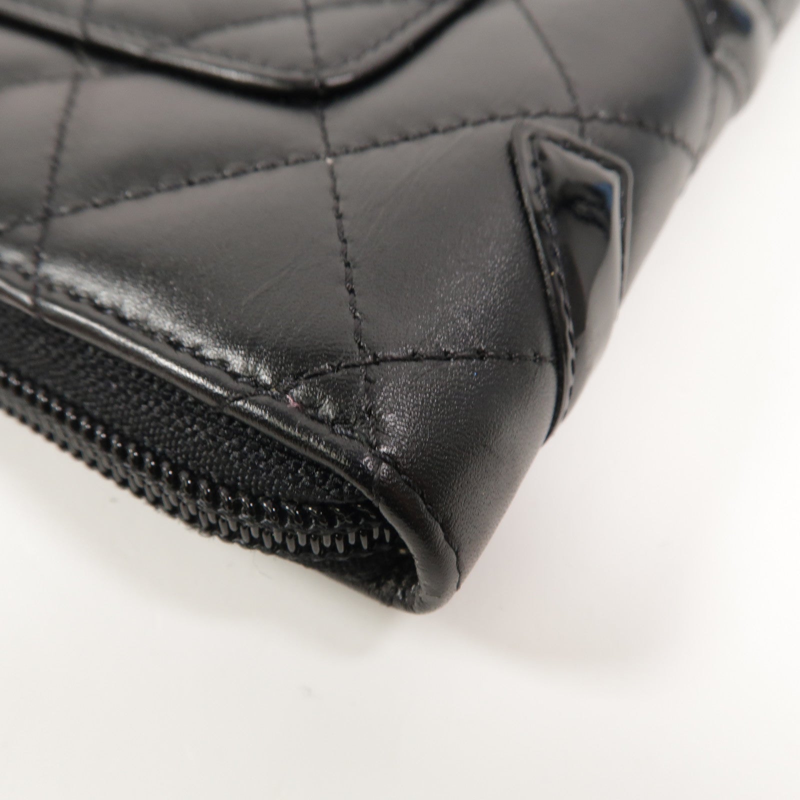 CHANEL 牛皮皮革Cambon Long Wallet長錢包