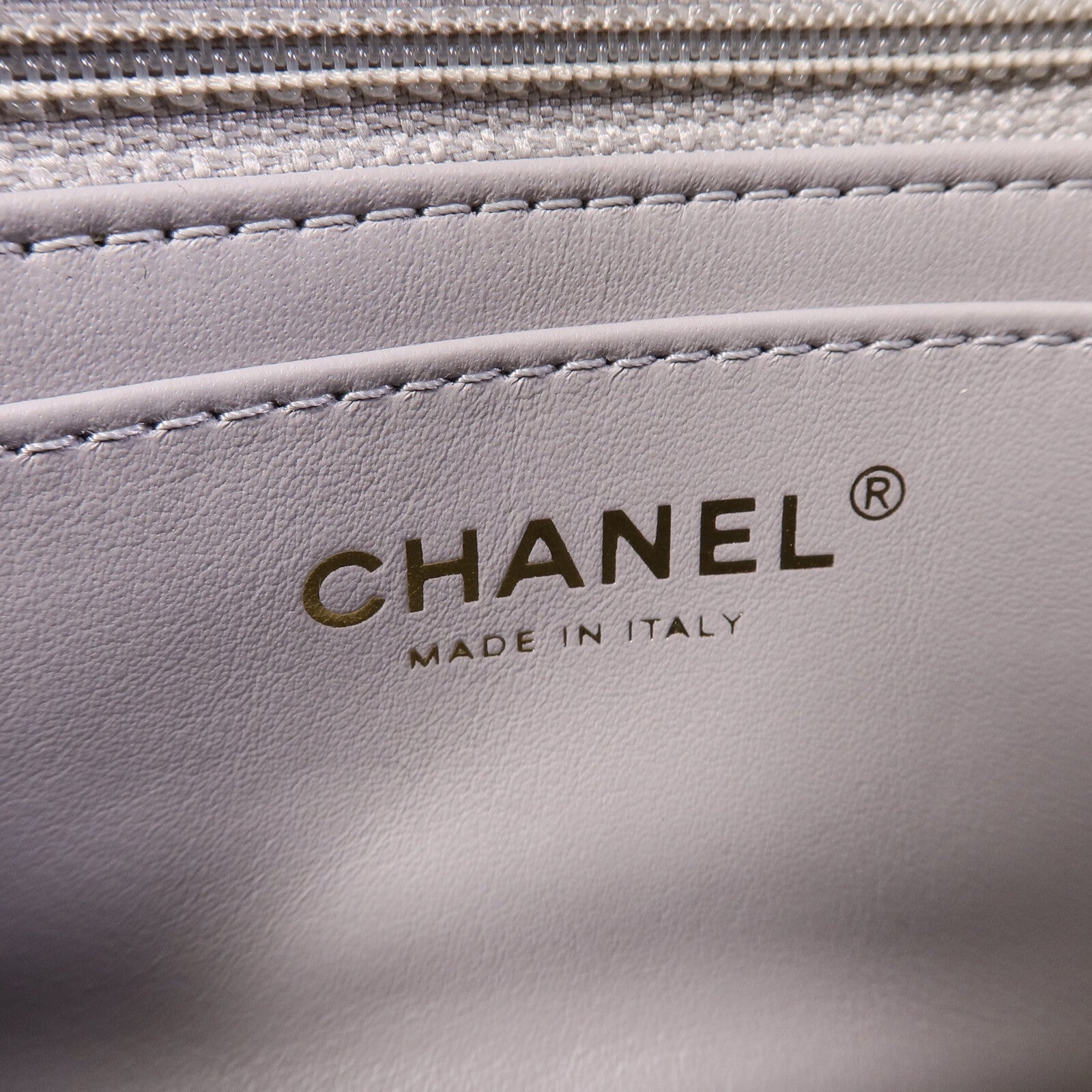 CHANEL 羊皮皮革Classic Flap 20 Golden Ball鏈帶手挽肩背兩用袋