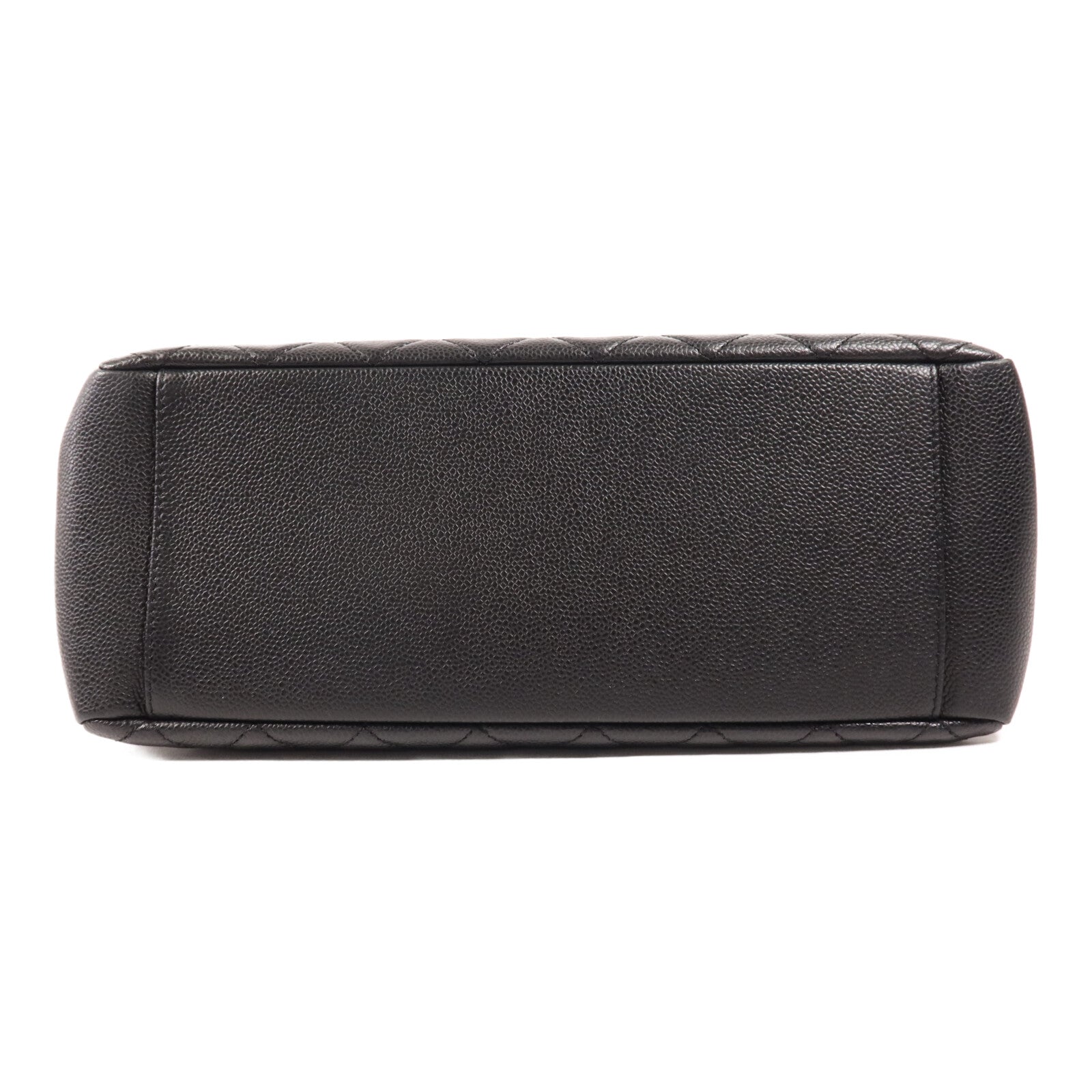 CHANEL 牛皮皮革GST Grand Shopping Tote Bag金扣鏈帶肩背袋