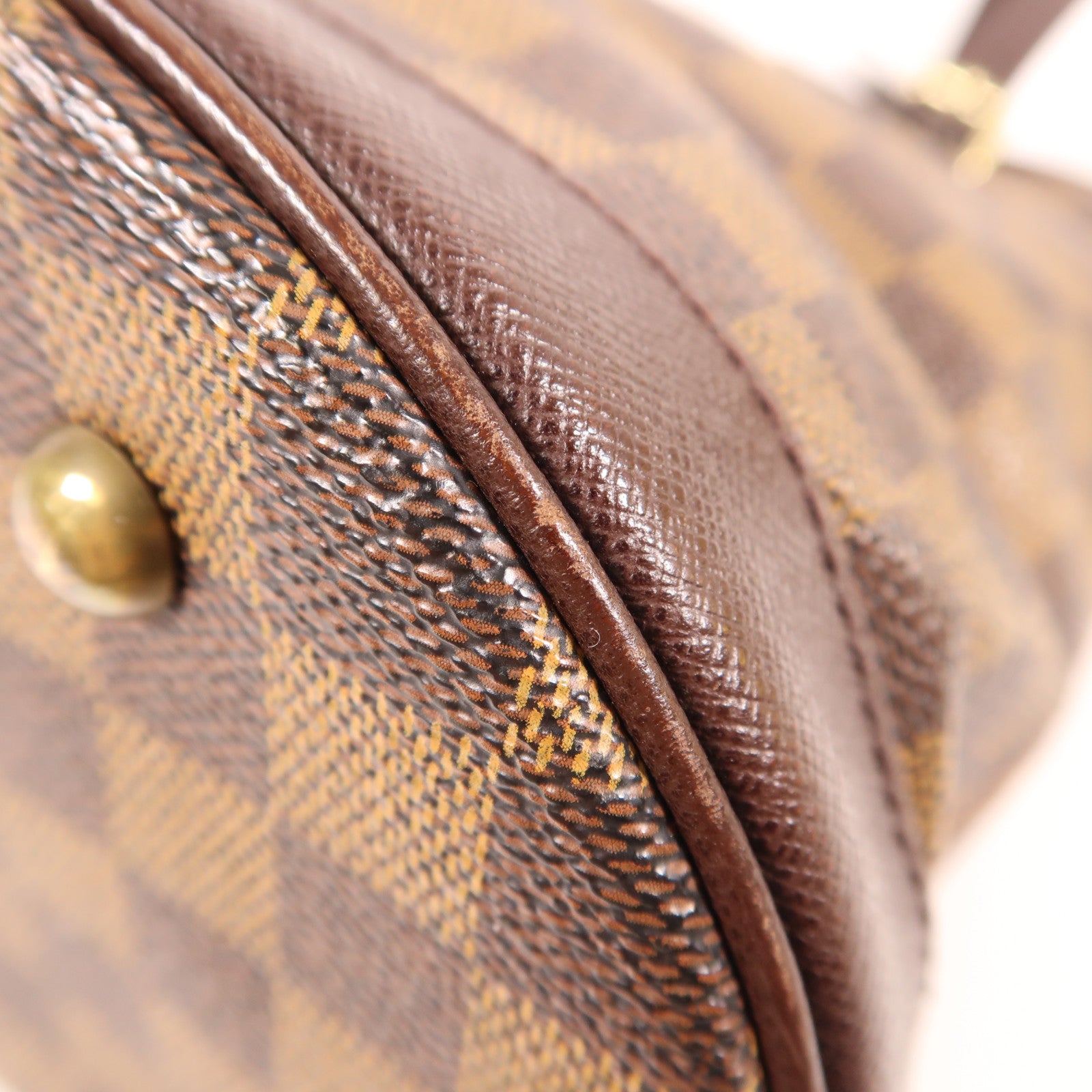 LOUIS VUITTON Damier Marais金扣肩背袋/手挽袋