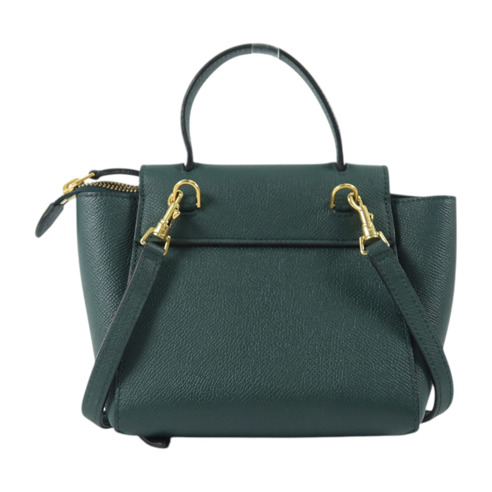 CELINE 牛皮皮革Pico Belt Bag金扣手挽肩背兩用袋