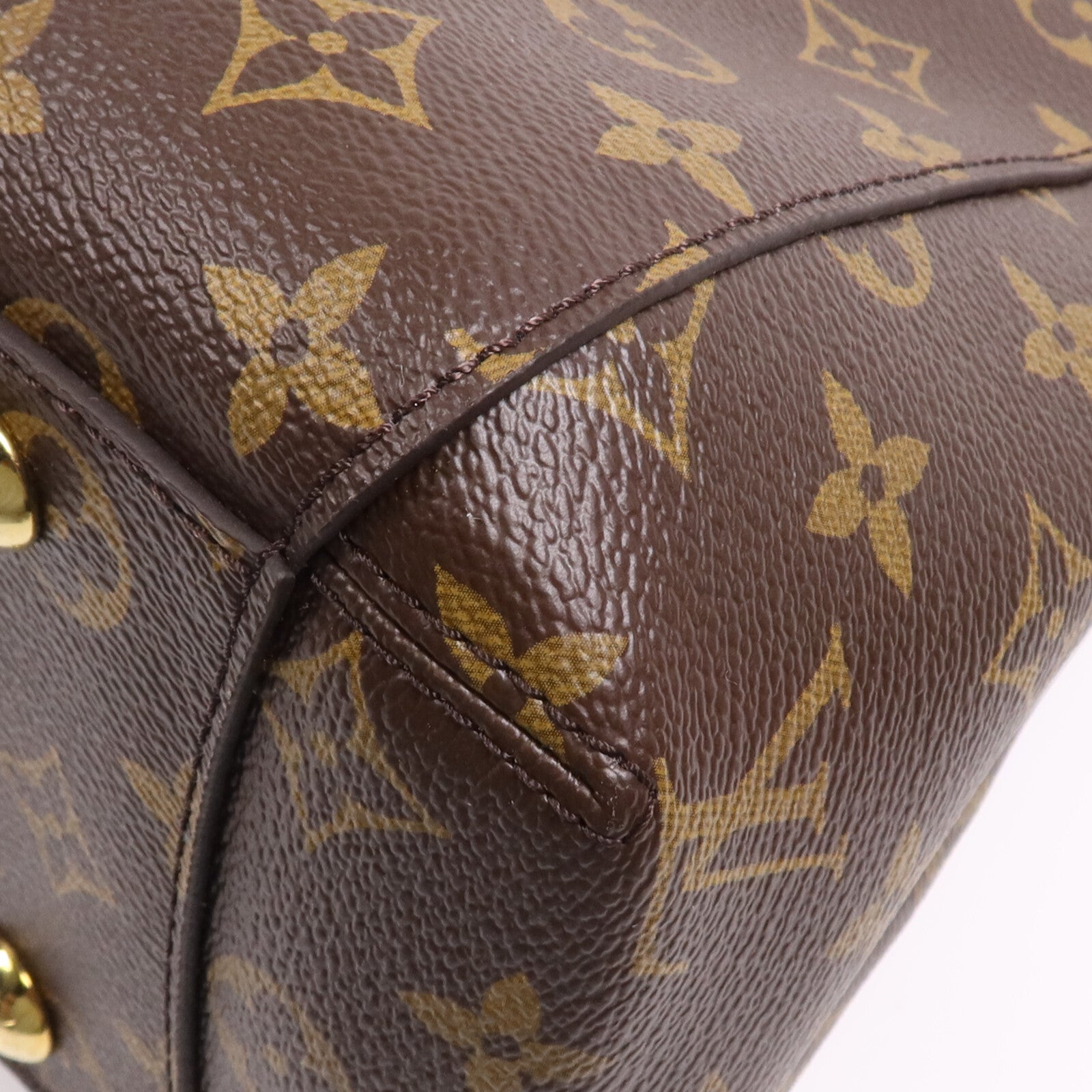 LOUIS VUITTON Monogram Montaigne MM金扣手挽肩背兩用袋