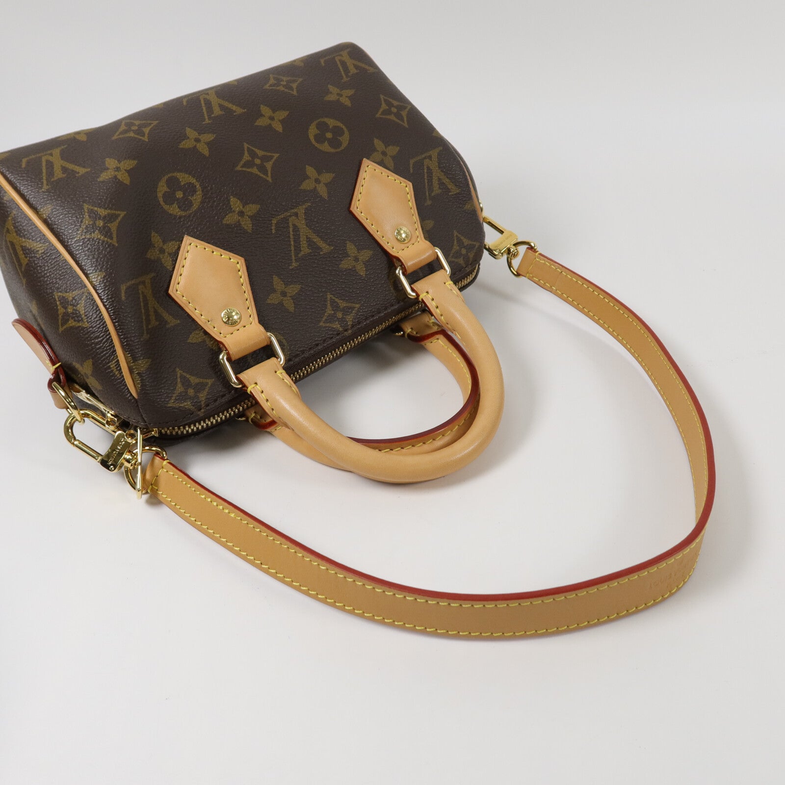 LOUIS VUITTON Monogram Speedy Bandouliere 20手挽肩背兩用袋