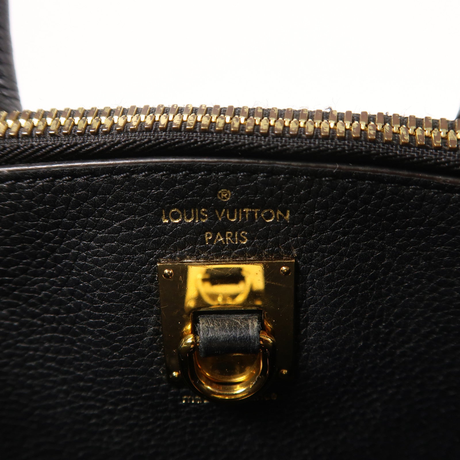 LOUIS VUITTON 牛皮皮革City Steamer PM金扣手挽肩背兩用袋