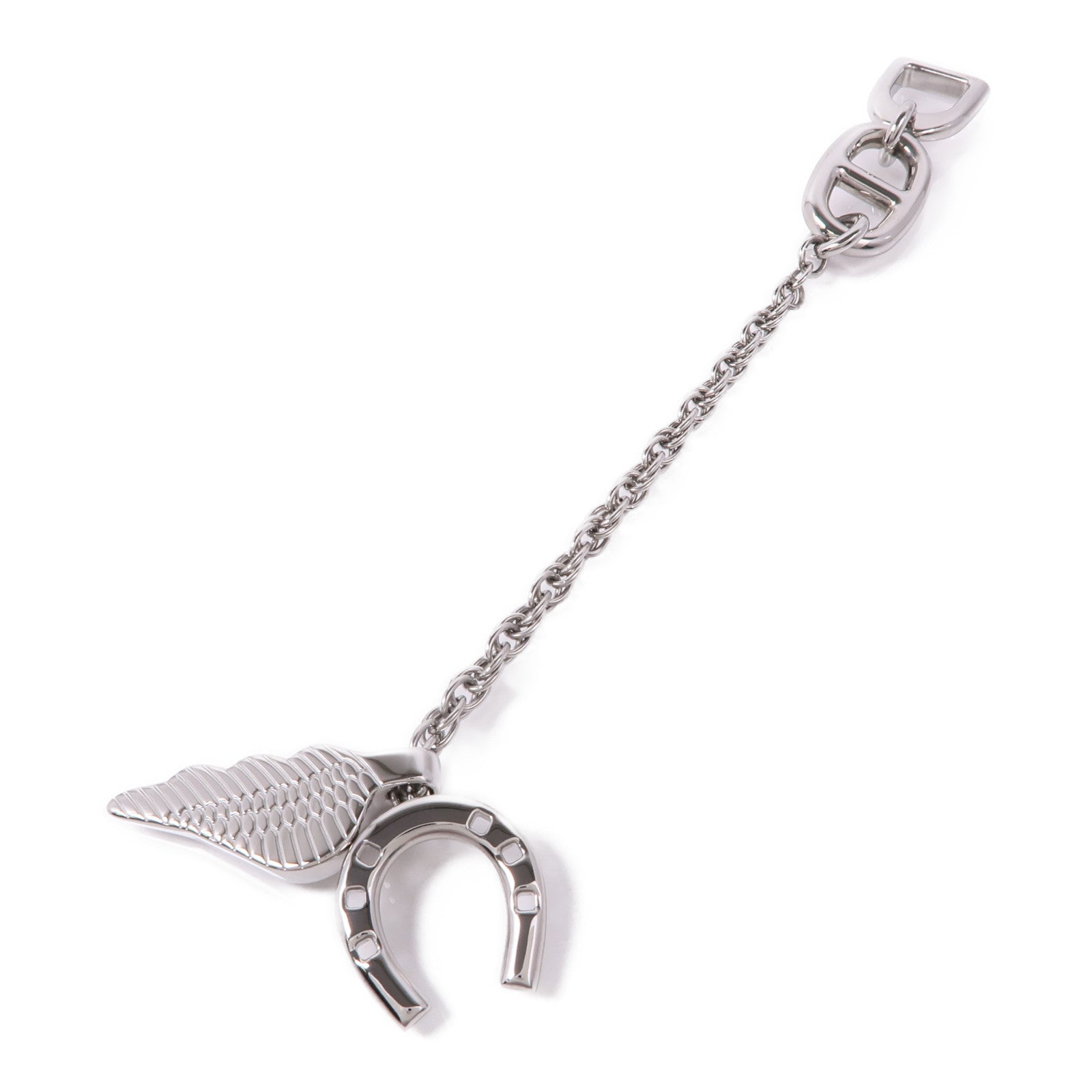 HERMES 【激減優惠】不鏽鋼Bon Voyage Key Ring鑰匙圈