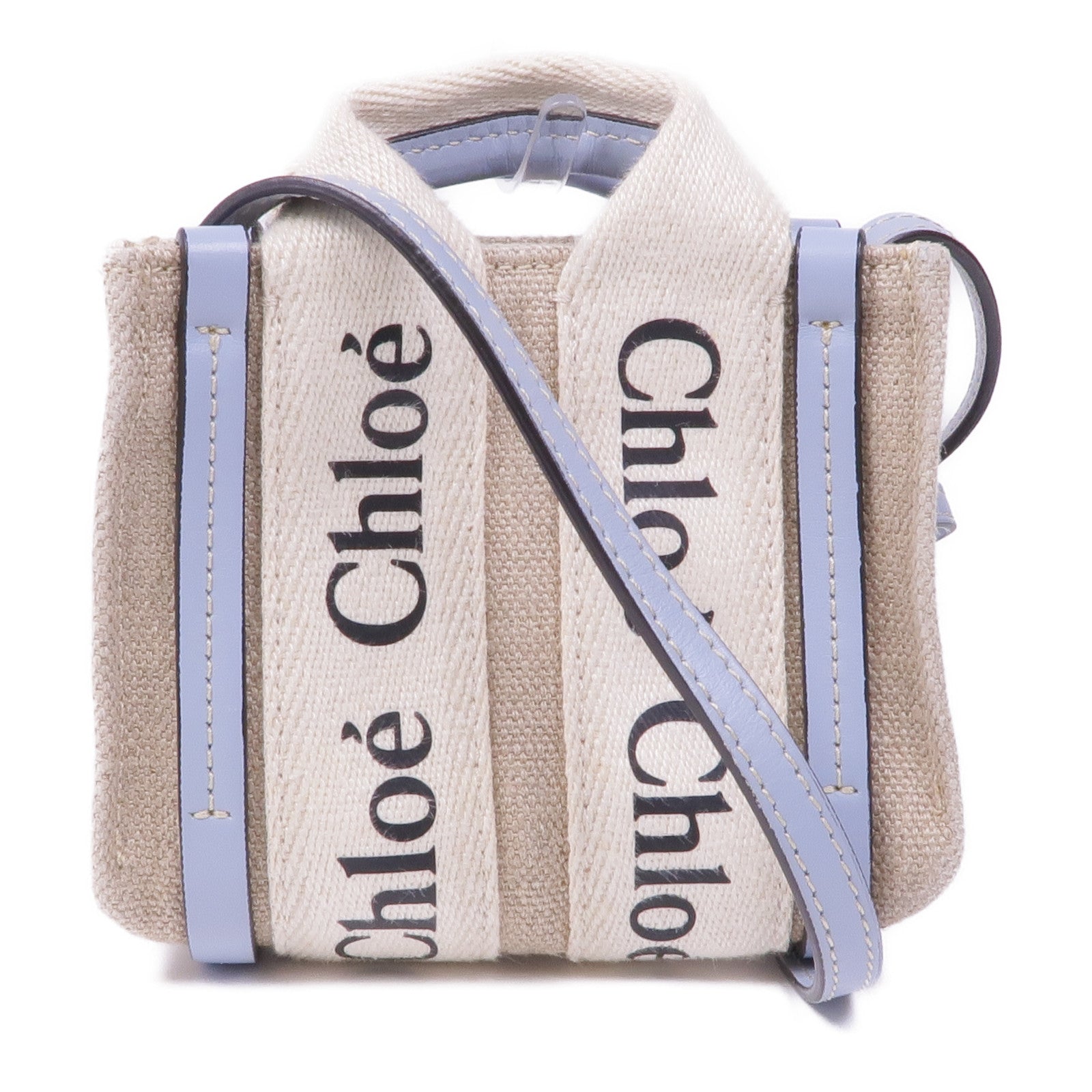 Chloe 帆布Nano Woody Tote手挽肩背兩用袋