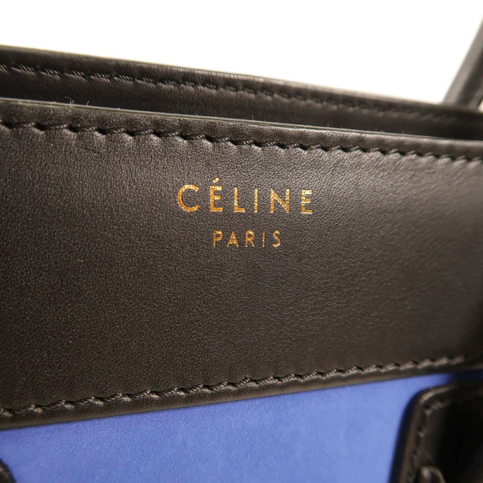 CELINE 【激減優惠】牛皮/麂皮皮革Mirco Luggage手挽袋