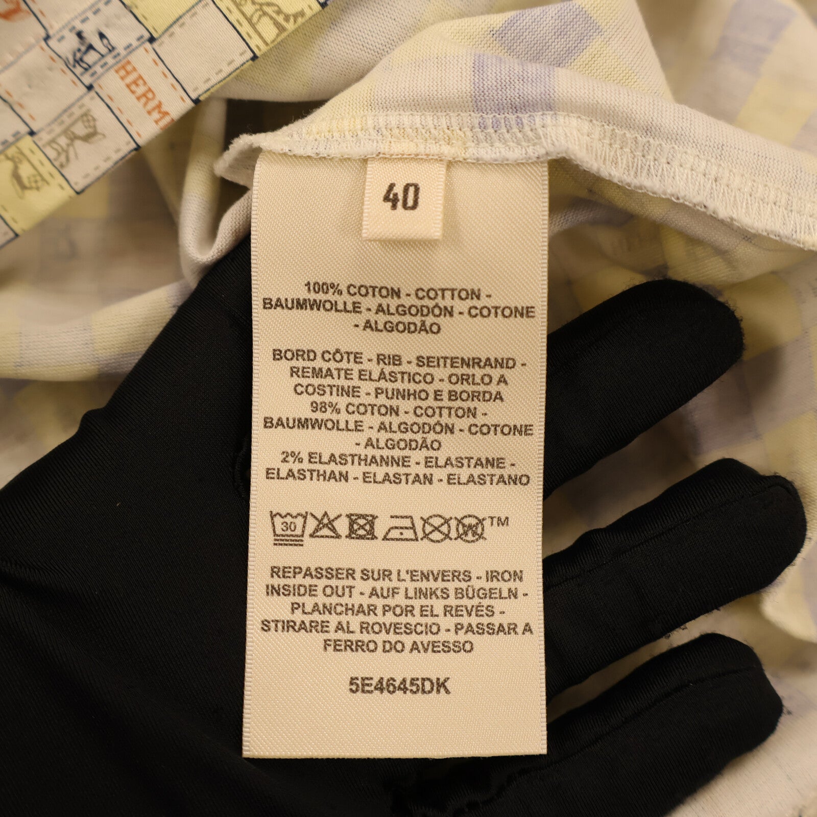 HERMES Bolduc au Carre Micro T-shirt上衣