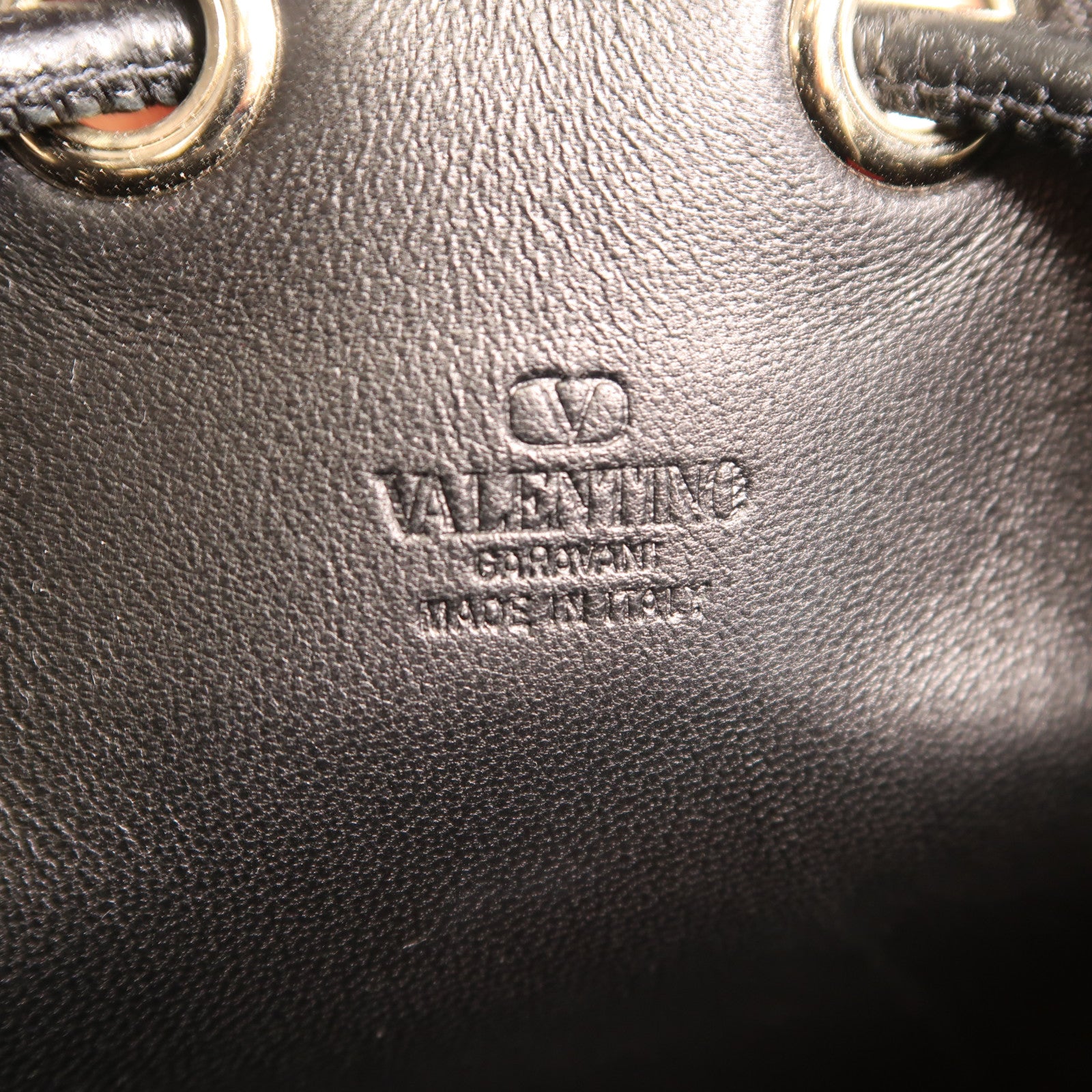 Valentino 牛皮皮革Chain Bucket Bag肩背袋