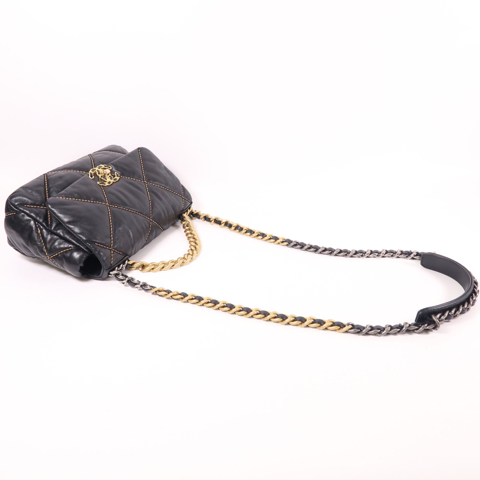 CHANEL 羊皮皮革Chanel 19手挽肩背兩用袋