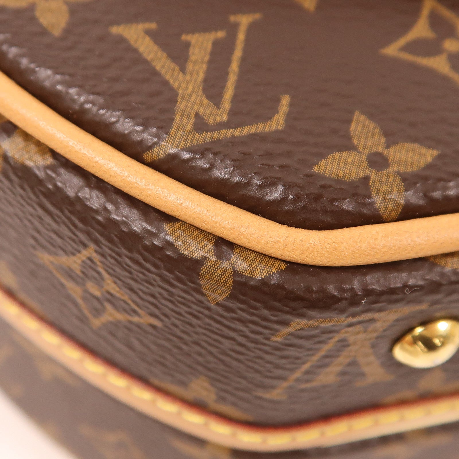 LOUIS VUITTON LV GHW Petite Boite Chapeau 2 Way Shoulder Bag Monogram M43514