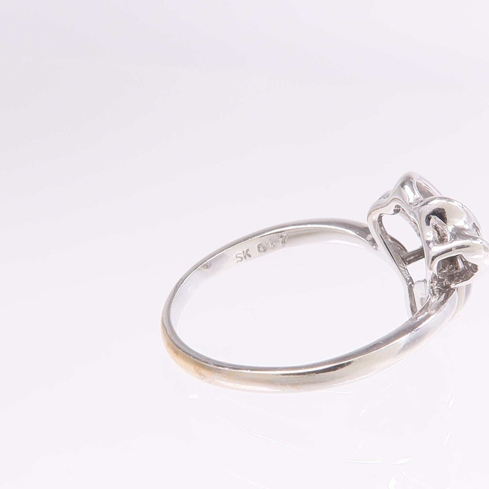 JEWELRY 18K白金Ring鑽石戒指US#6