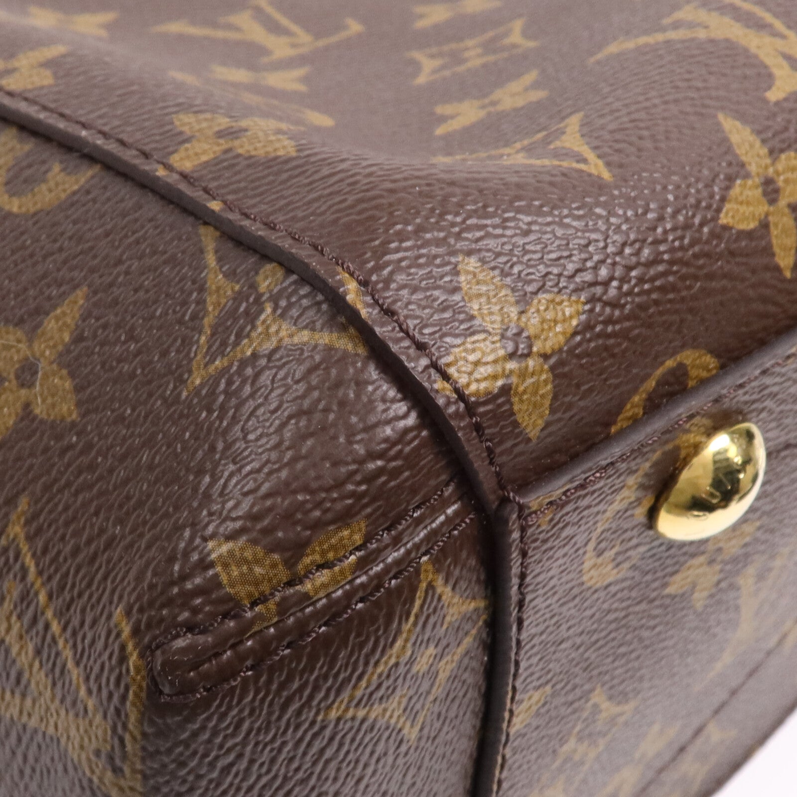 LOUIS VUITTON Monogram Montaigne MM金扣手挽肩背兩用袋