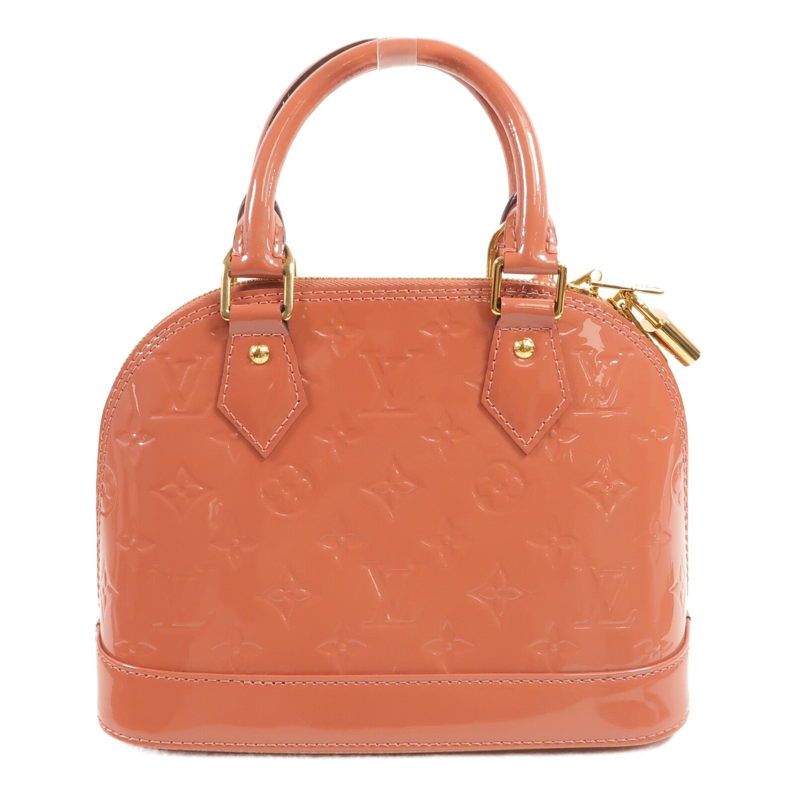 LOUIS VUITTON Vernis Alma BB金扣手挽肩背兩用袋