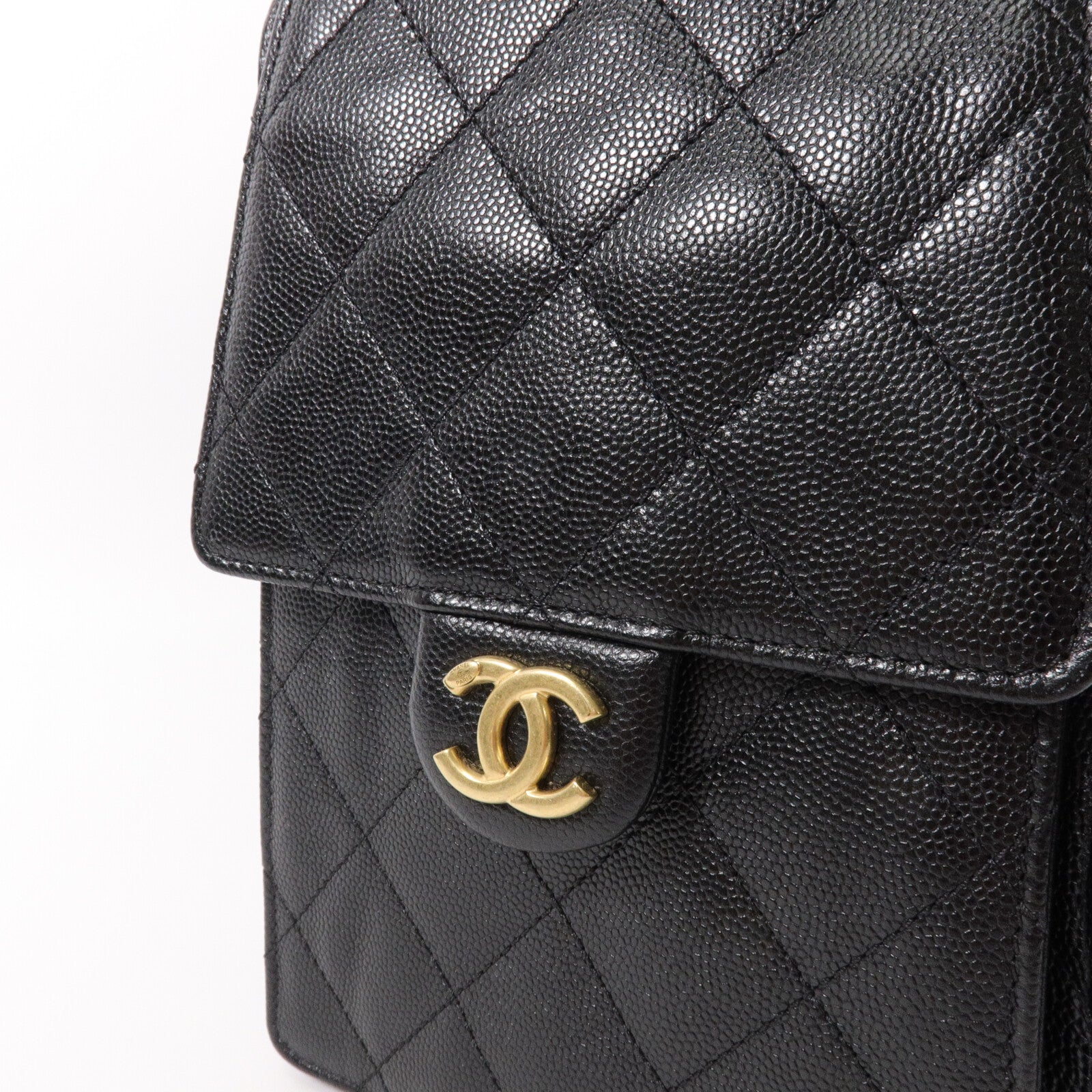 CHANEL 牛皮皮革Chanel 25 Medium鏈帶肩背袋