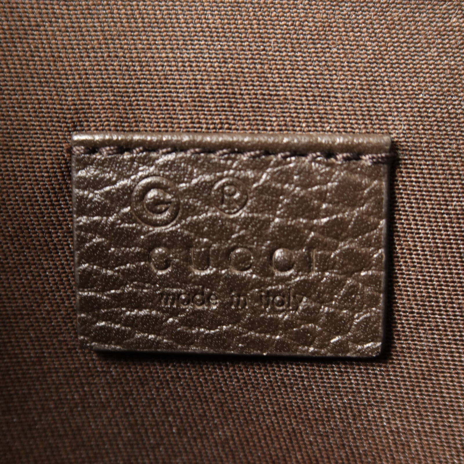 GUCCI 帆布Rucksack銀扣背包