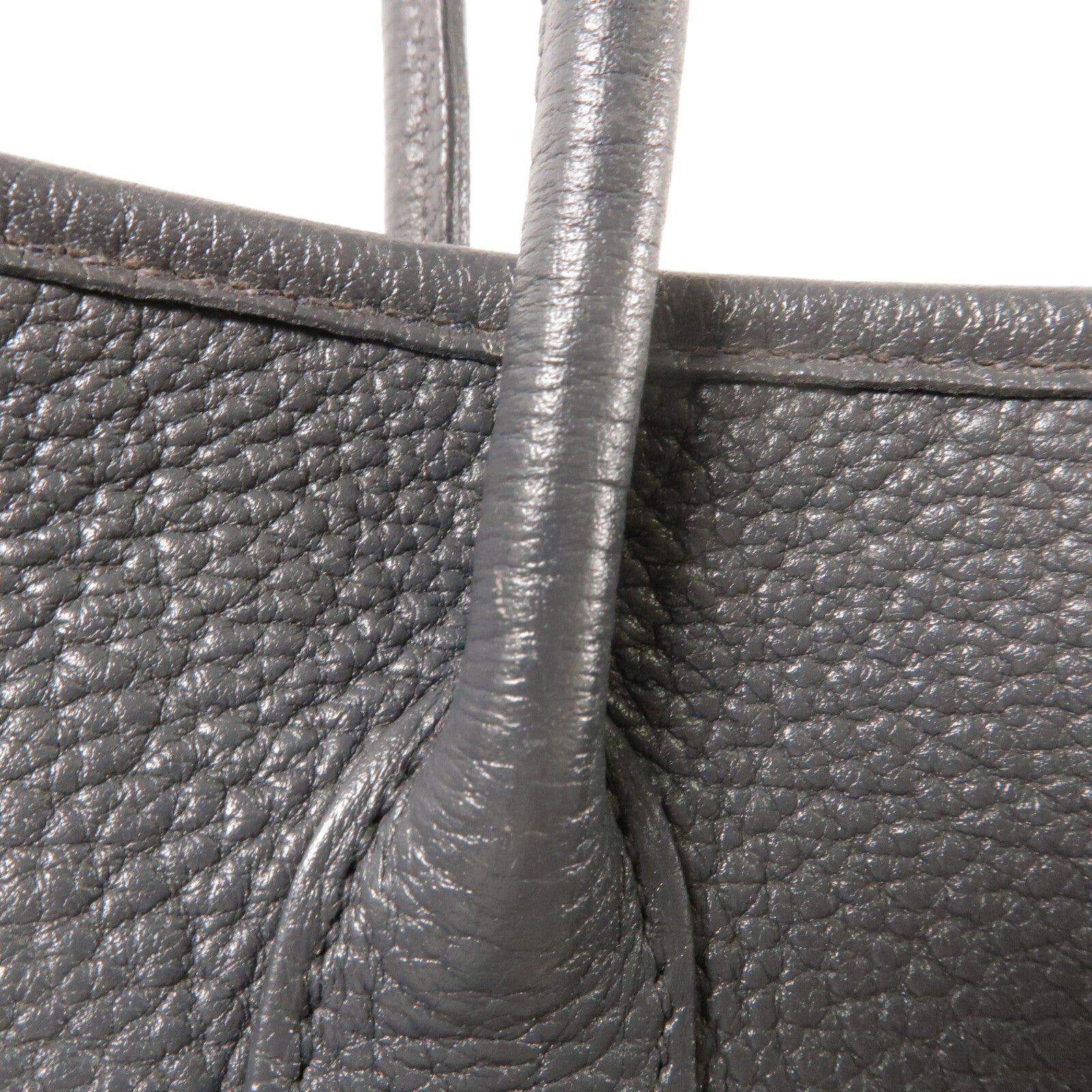 HERMES Negonda皮革Garden Party TPM手挽袋Ardoise