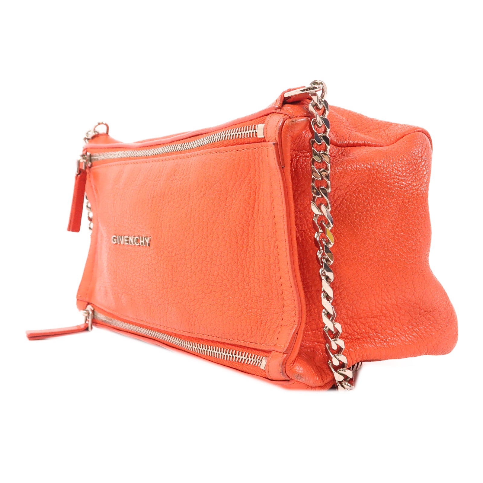 GIVENCHY SHW Shoulder Bag Calfskin Leather Red