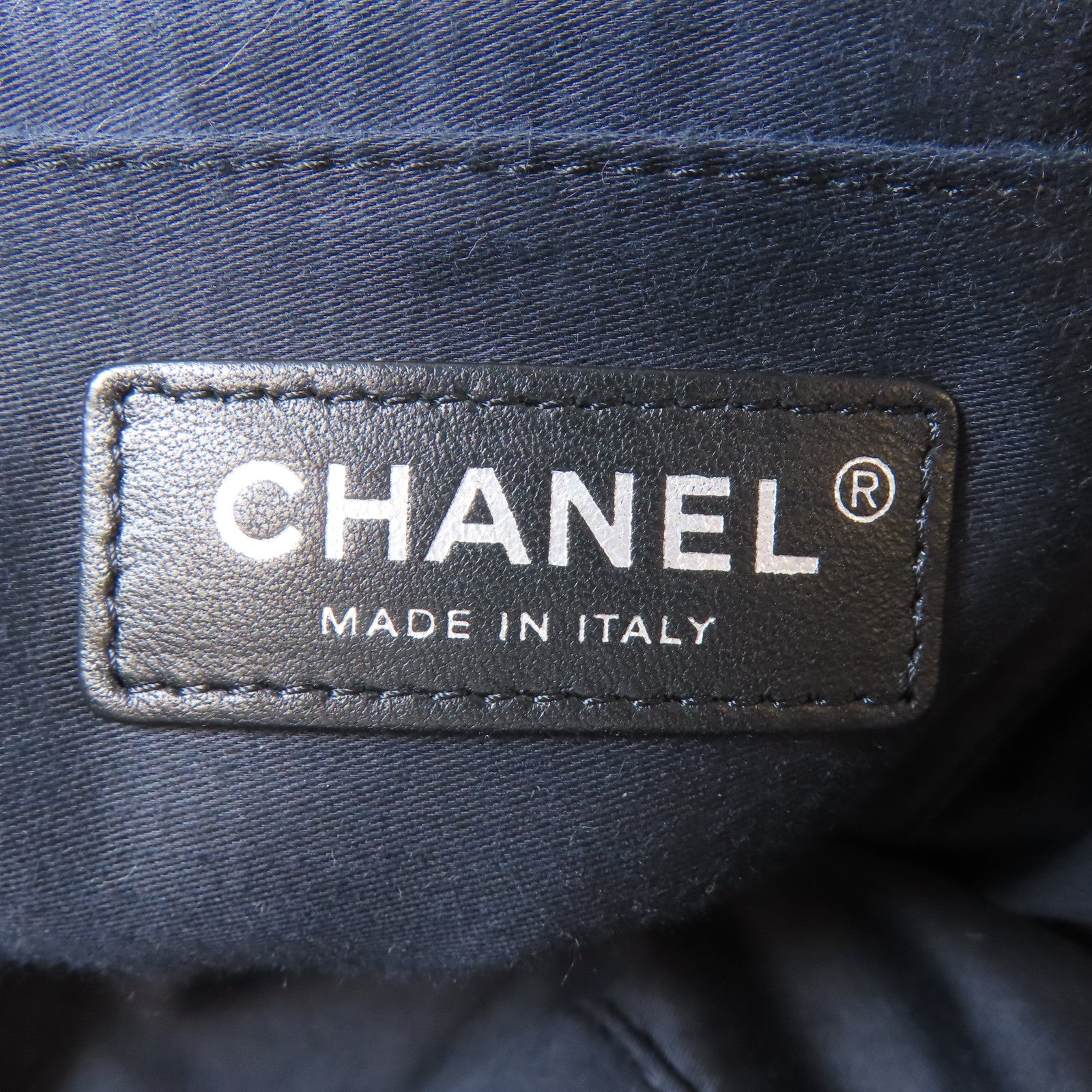 CHANEL 【激減優惠】菱格牛皮皮革Shoulder Bag銀扣鏈帶肩背袋藍色