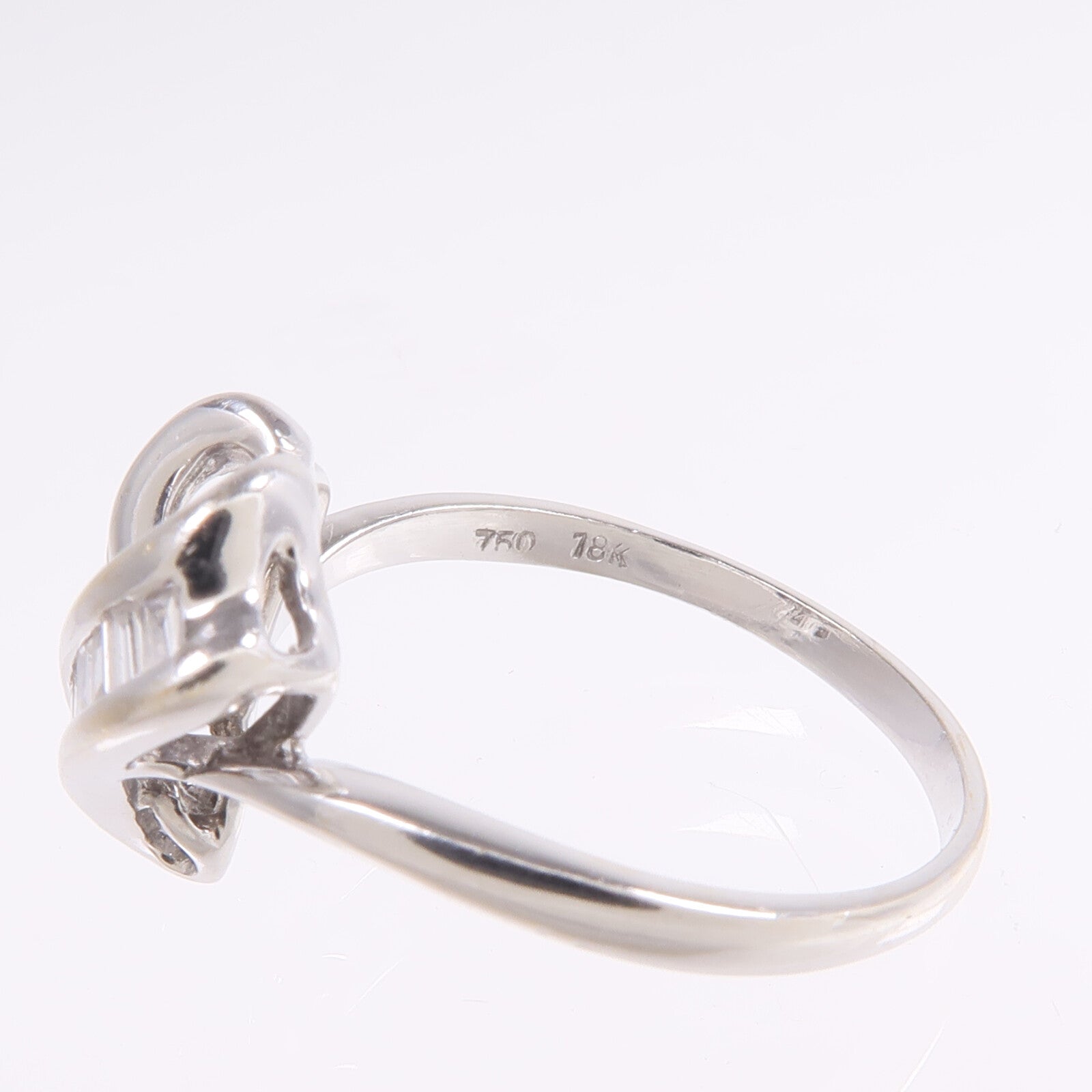 JEWELRY 18K白金Ring鑽石戒指US#6
