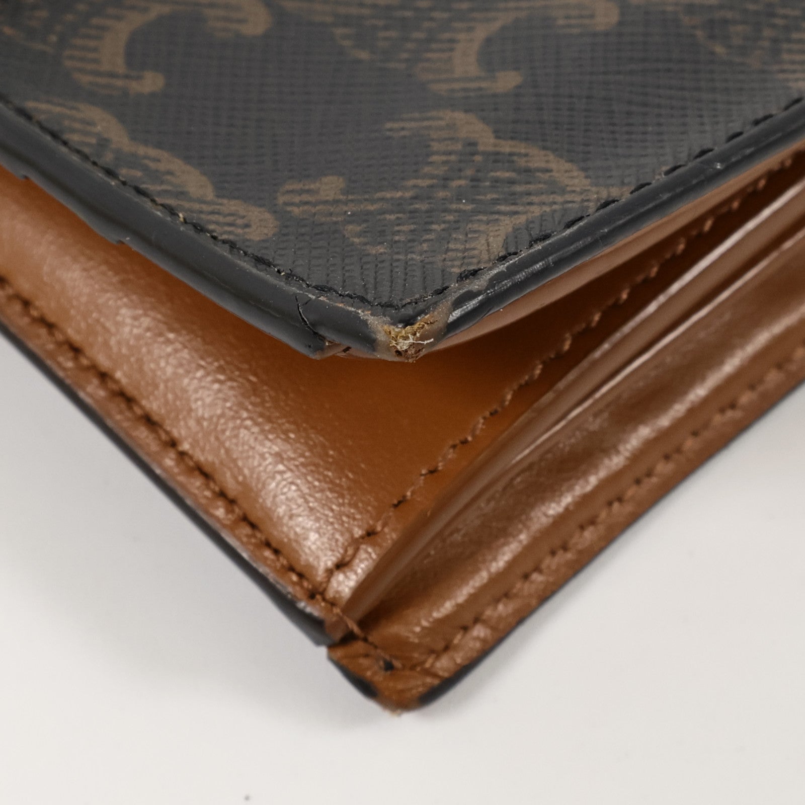 CELINE 帆布Triomphe Wallet錢包