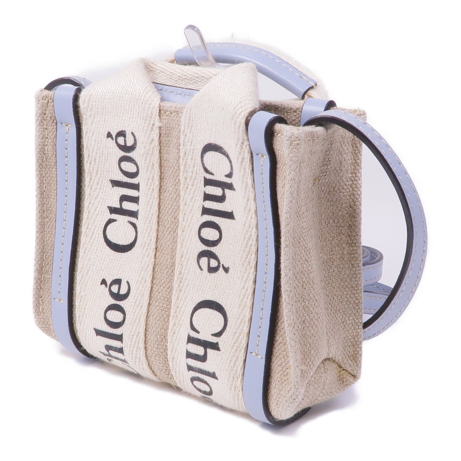 Chloe 帆布Nano Woody Tote手挽肩背兩用袋