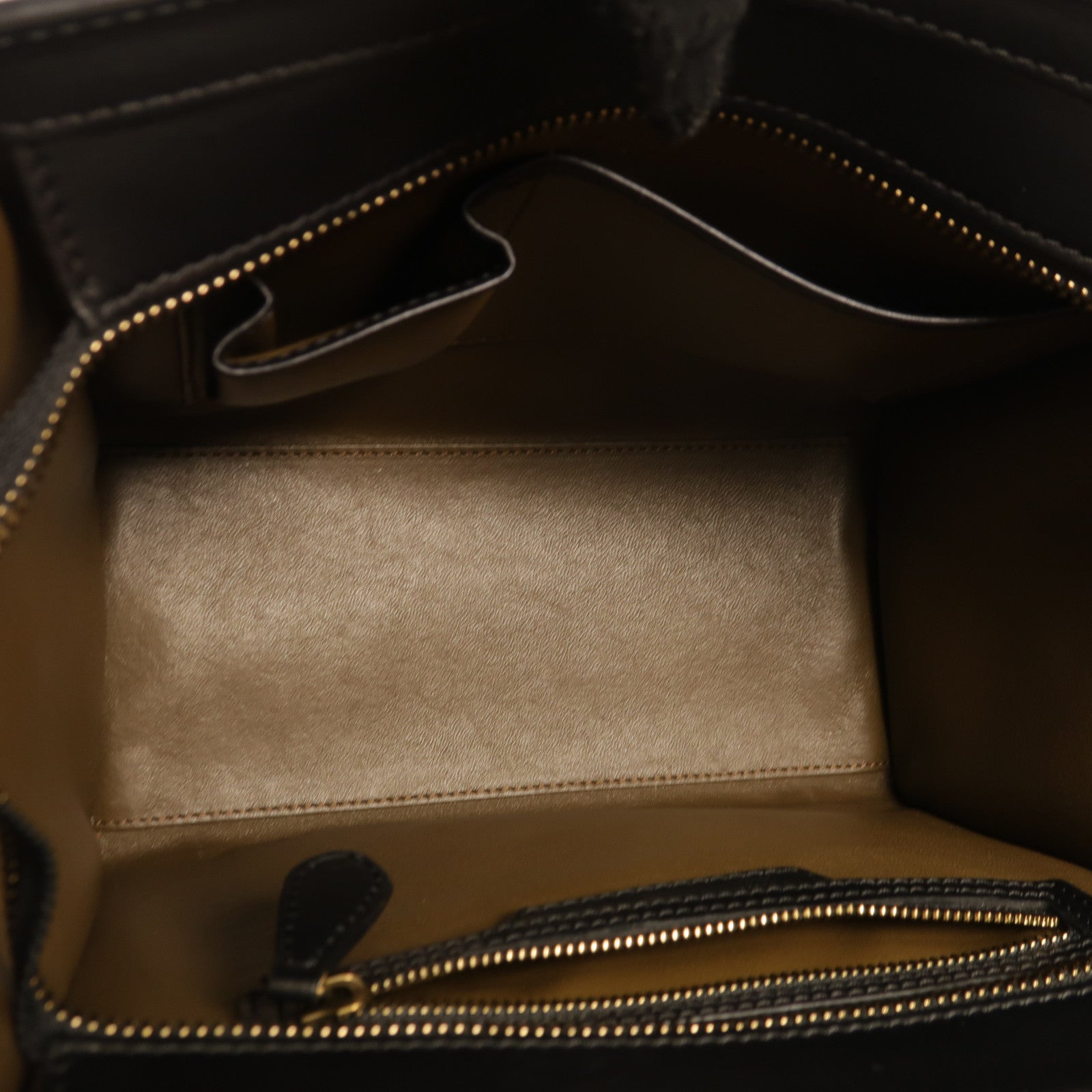 CELINE 牛皮/麂皮皮革Mirco Luggage手挽袋