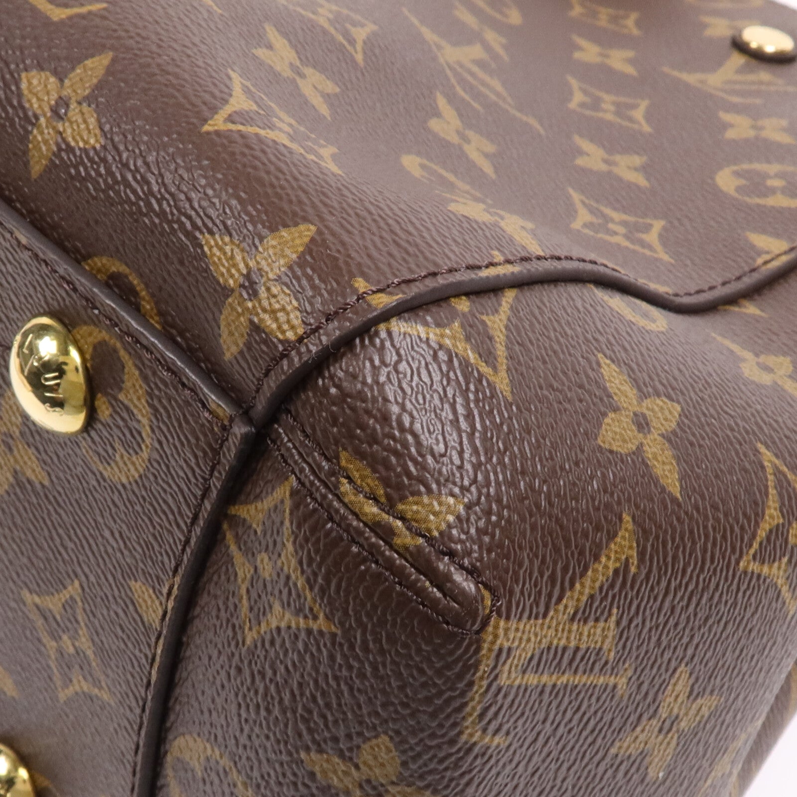 LOUIS VUITTON Monogram Montaigne MM金扣手挽肩背兩用袋