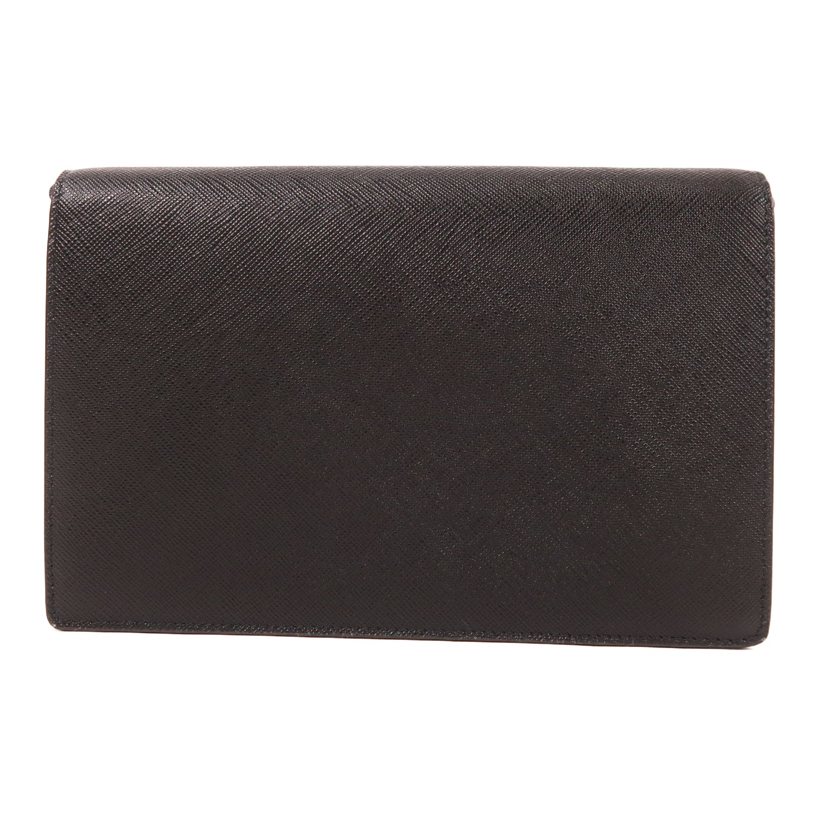 PRADA SHW Shoulder Bag Leather Black