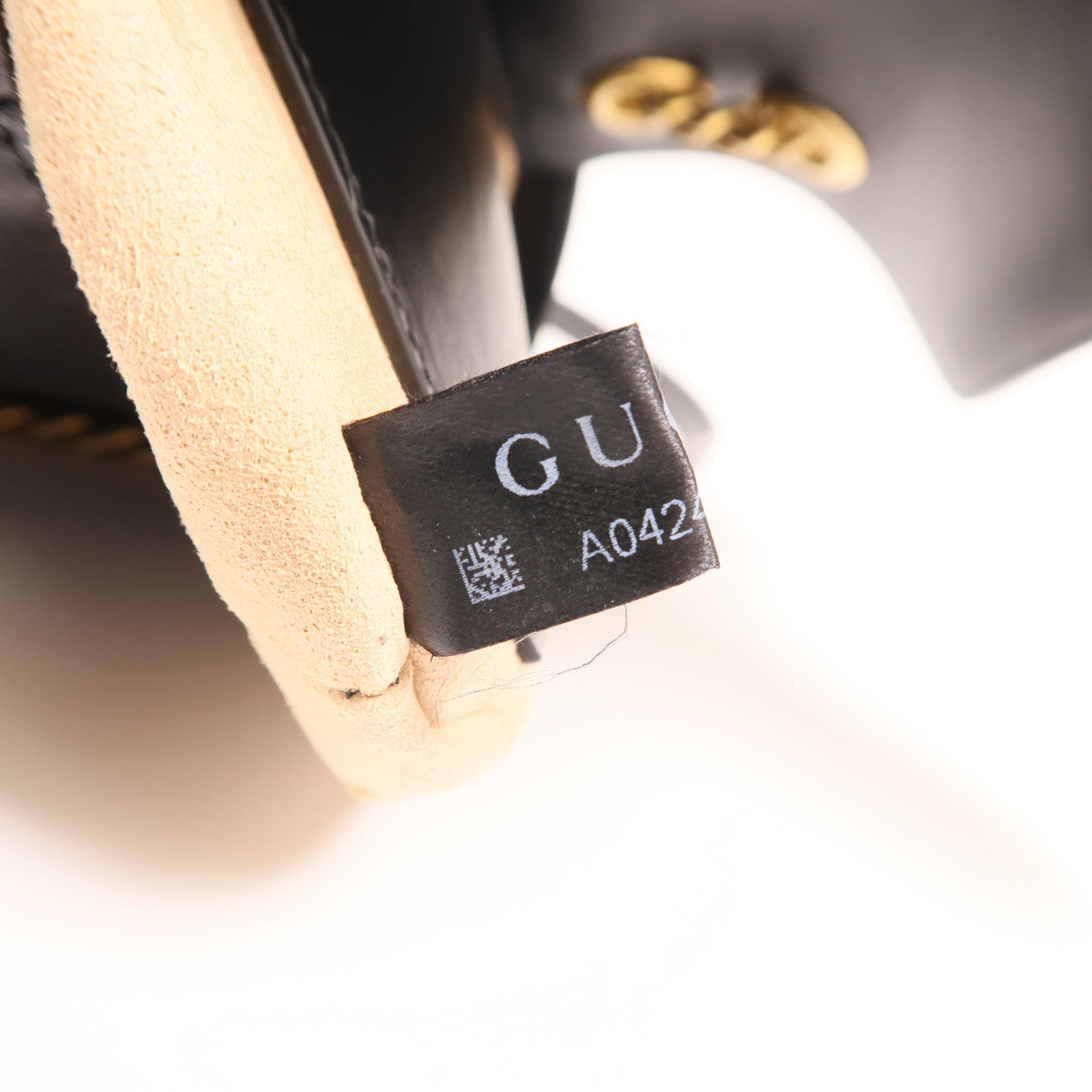 GUCCI 牛皮皮革GG Marmont金扣鏈帶肩背袋