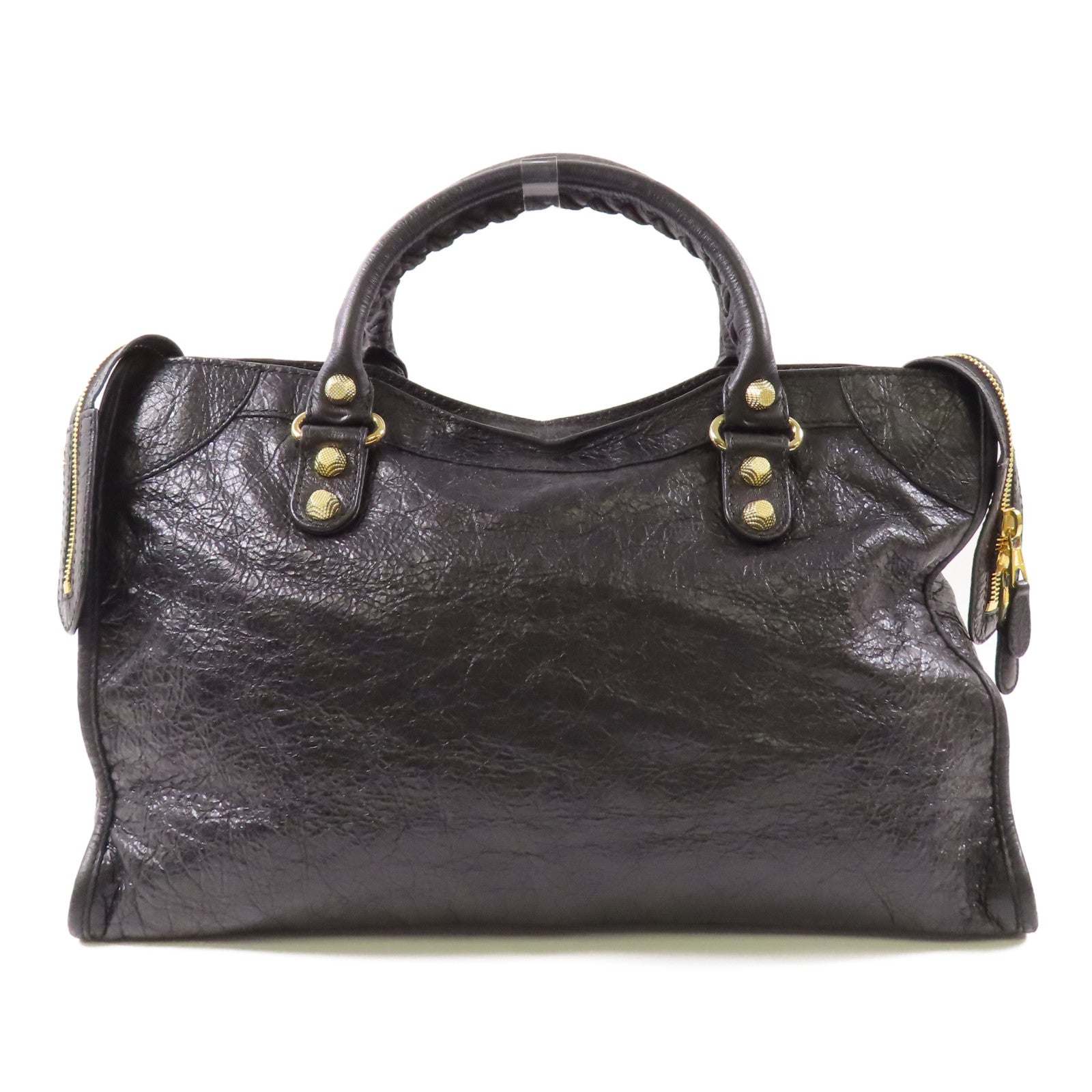 BALENCIAGA 牛皮皮革Giant City金扣手挽肩背兩用袋