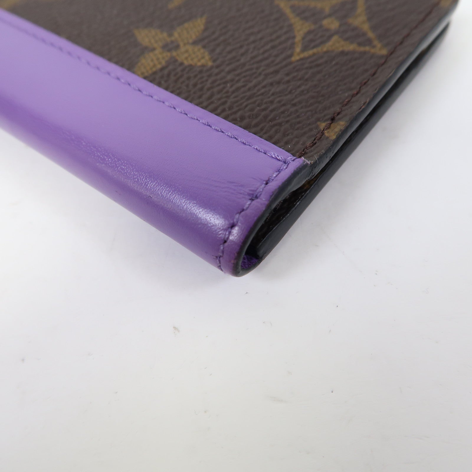 LOUIS VUITTON Monogram Pocket Organizer卡片套啡色/紫色