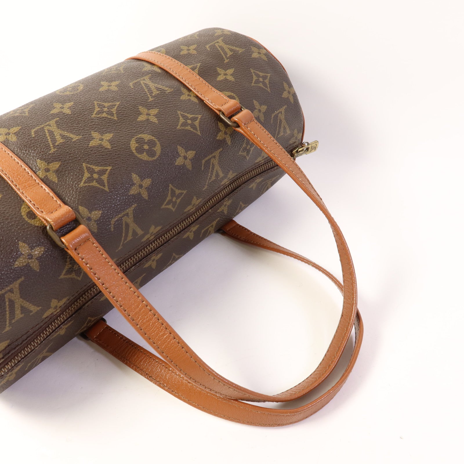 LOUIS VUITTON Monogram Papillon 30金扣手挽袋